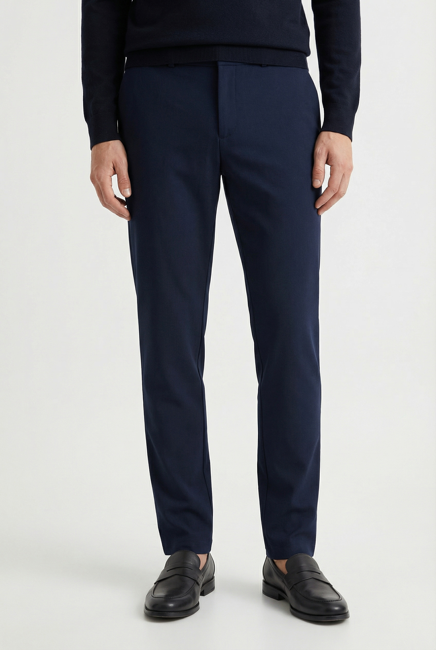 OLYMP Chinohose "Jogg Jersey Toronto" slim fit, flexibler Bund
