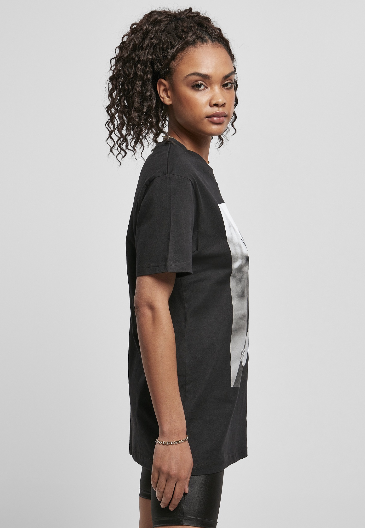 MisterTee T-Shirt »MisterTee Damen Ladies 2Pac F*ck The World Tee«, (1 tlg.)
