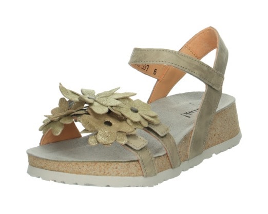 Sandalette »KOAK DAMEN«, Sommerschuh, Sandale, Keilabsatz, mit Klettverschluss