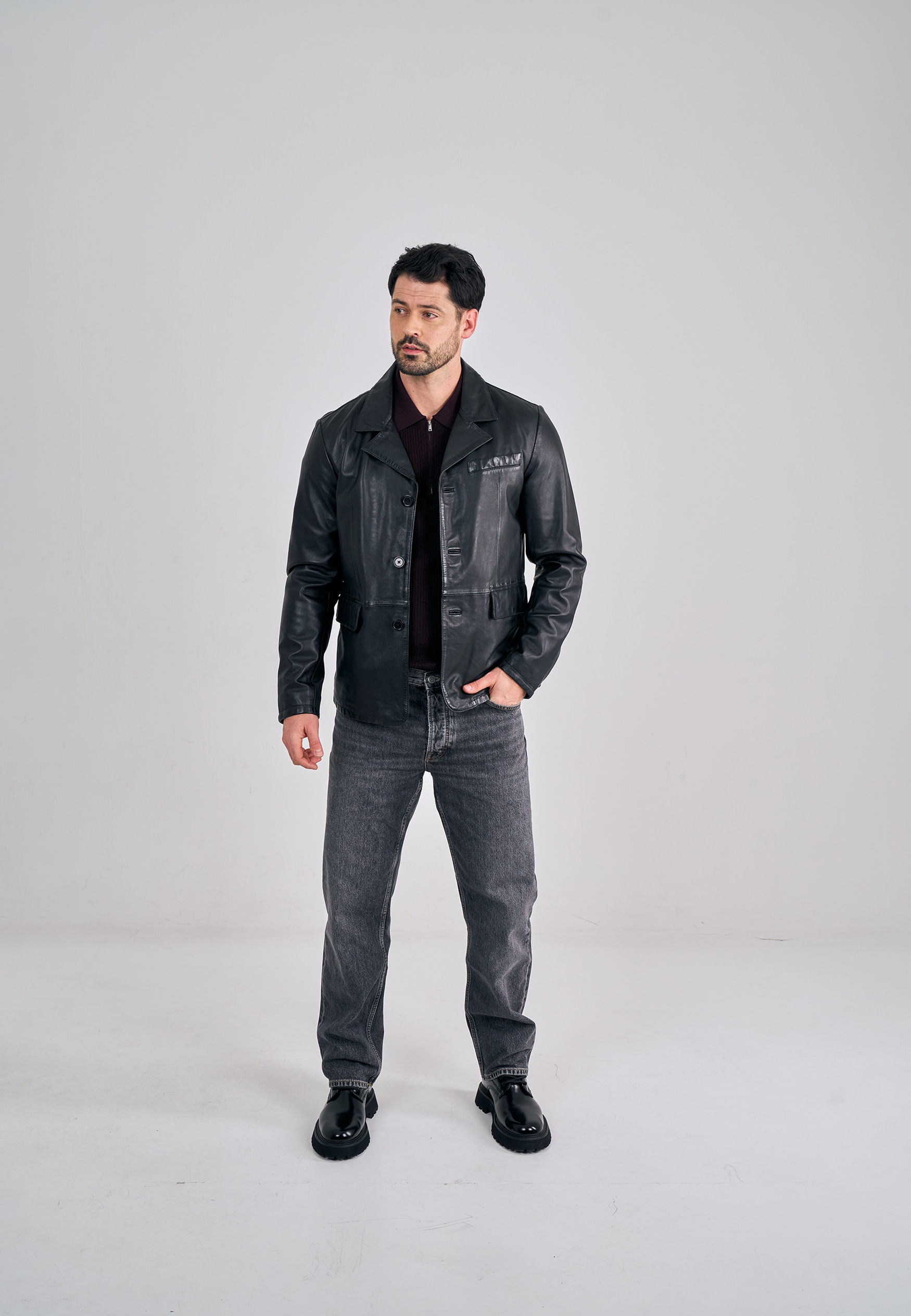 Freaky Nation Lederjacke »Blackjack-FN SSW«