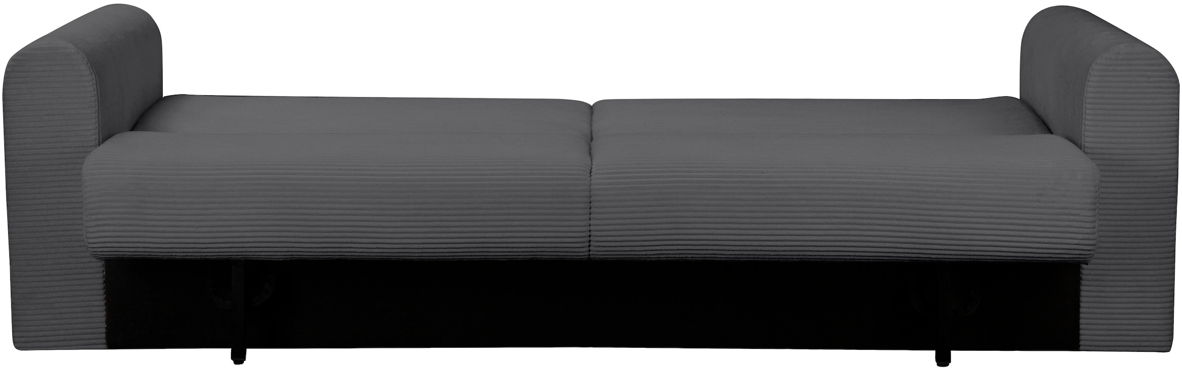 OTTO home 3-Sitzer »JONAA Schlafsofa 225 cm« Liegefläche 105/187 cm, softer Cord-Bezug