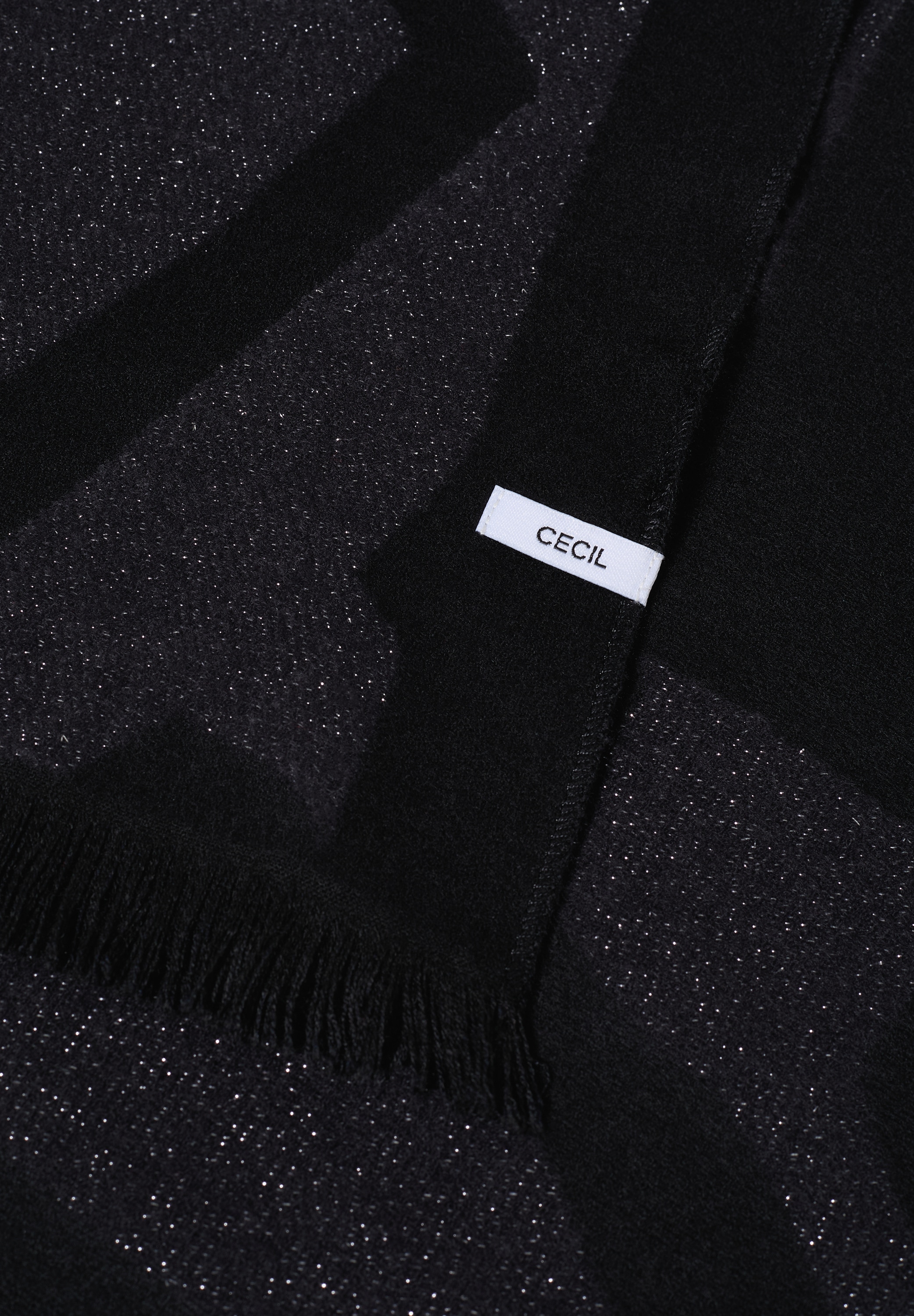 Cecil Schal mit dekorativen Glitzer-Fäden