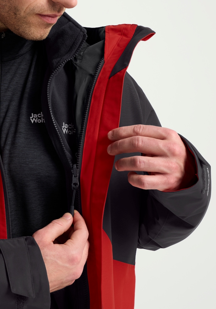 Jack Wolfskin 3-in-1-Funktionsjacke »STONETRAIL 3IN1 JKT M« für Sportmode und Outdoormode, sportlicher Stil