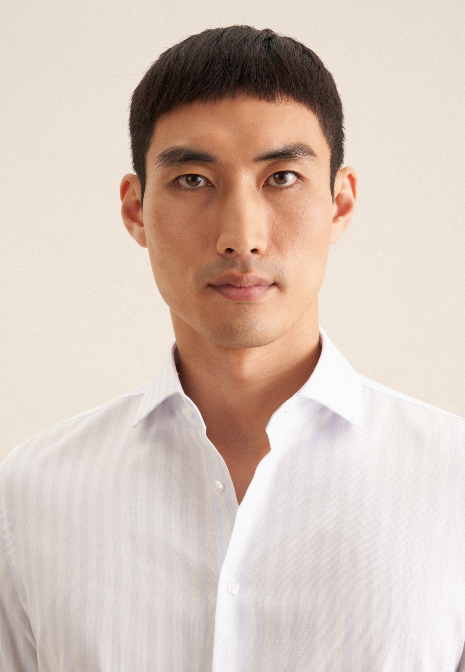 Thumbnail - seidensticker Businesshemd "X-Slim" X-Slim Langarm Kentkragen Streifen