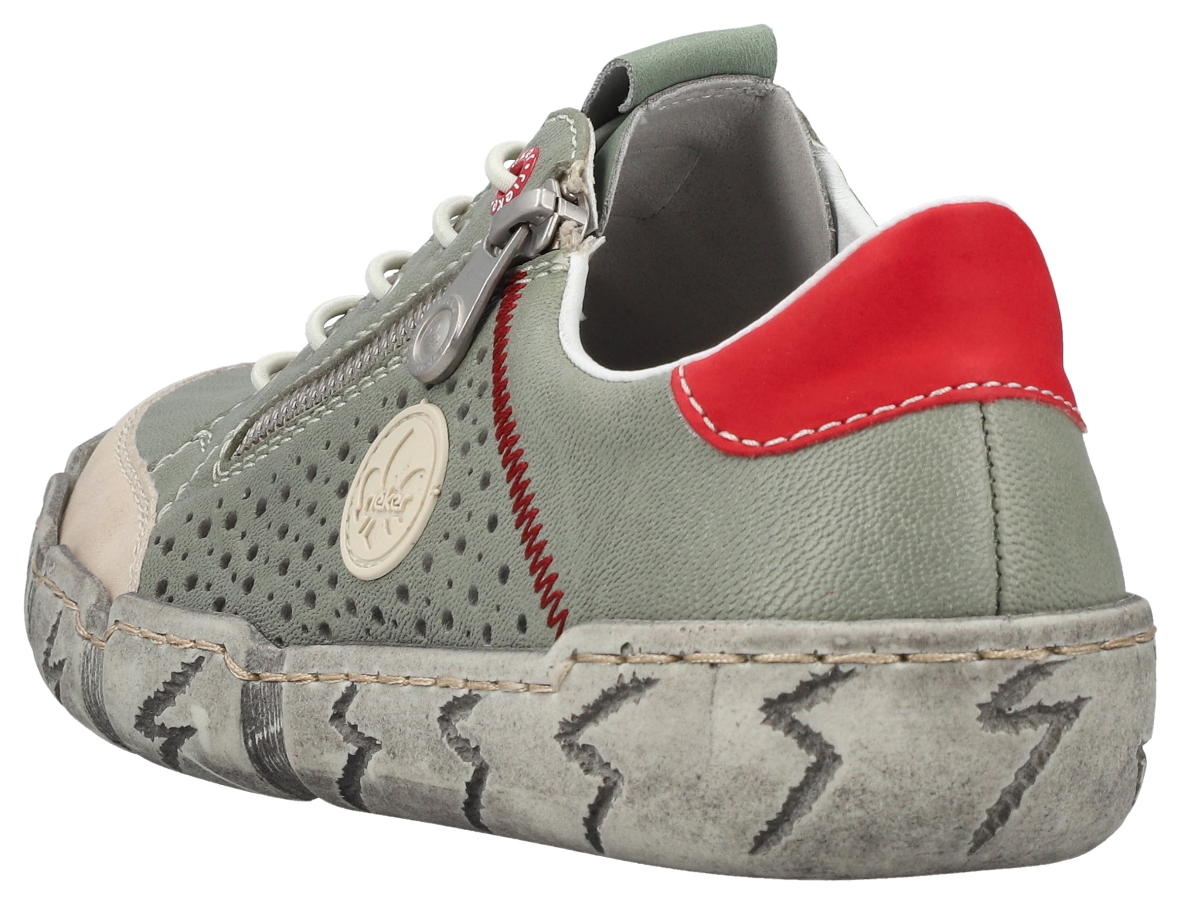 Rieker Plateausneaker  Schlupfschuh, Halbschuh, Freizeitsneaker mit Gummizug