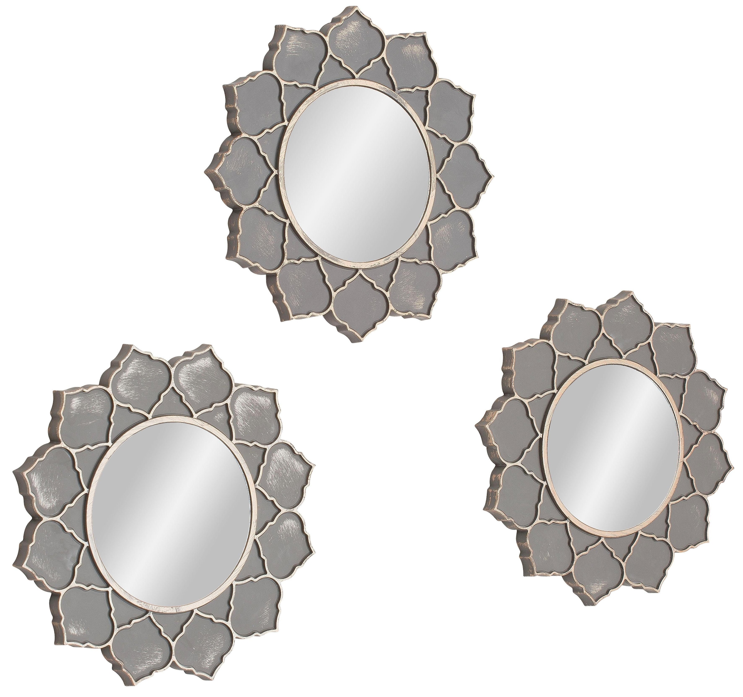 Home affaire Dekospiegel "3tlg. Spiegelset "PAMBU"", (Set, 3 St.), Wandspie günstig online kaufen
