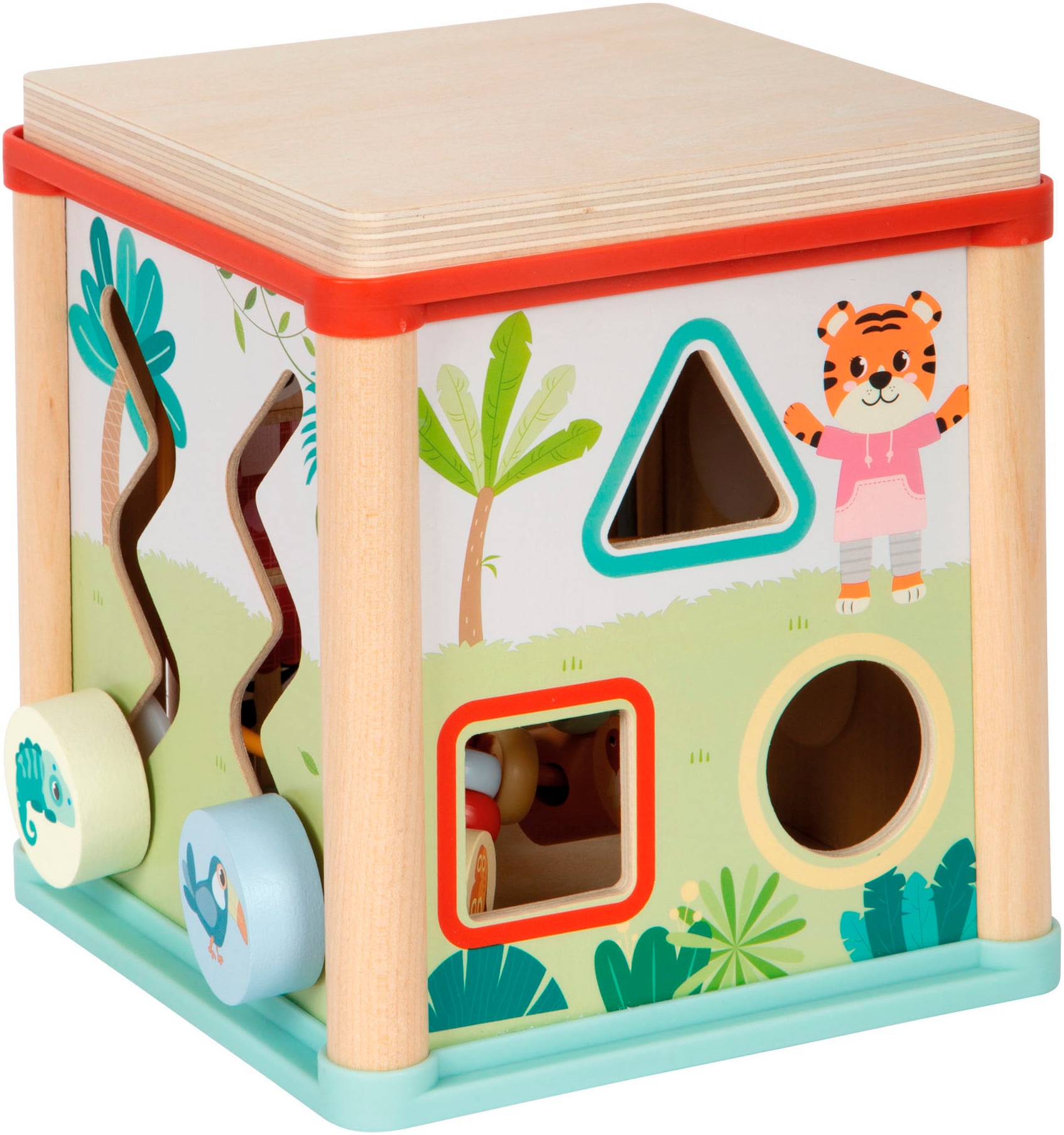 Small Foot Motorikwürfel »Jungle Friends«