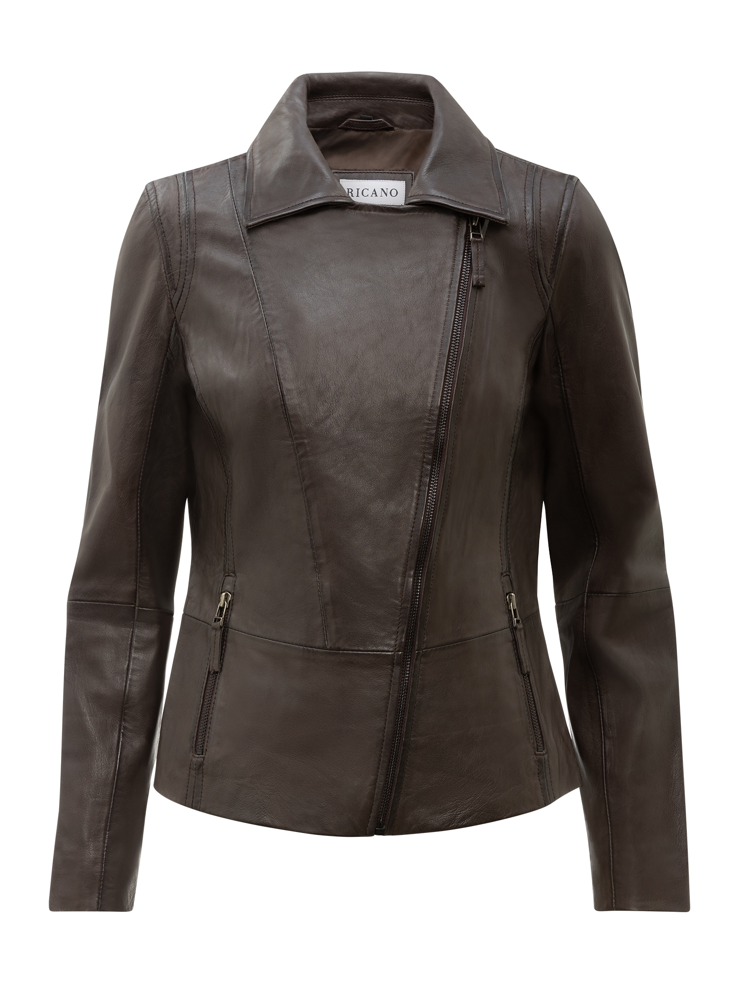 RICANO Bikerjacke "Lederjacke Sally" Handgefertigt aus echtem Leder