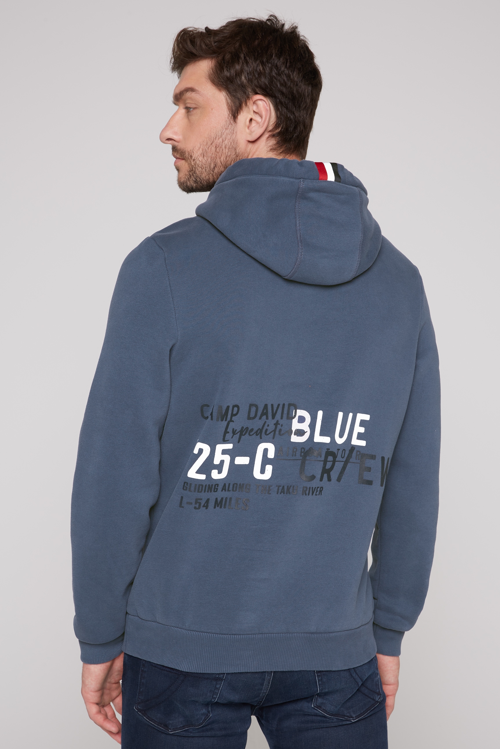 CAMP DAVID Kapuzensweatshirt, mit Label-Applikationen günstig online kaufen