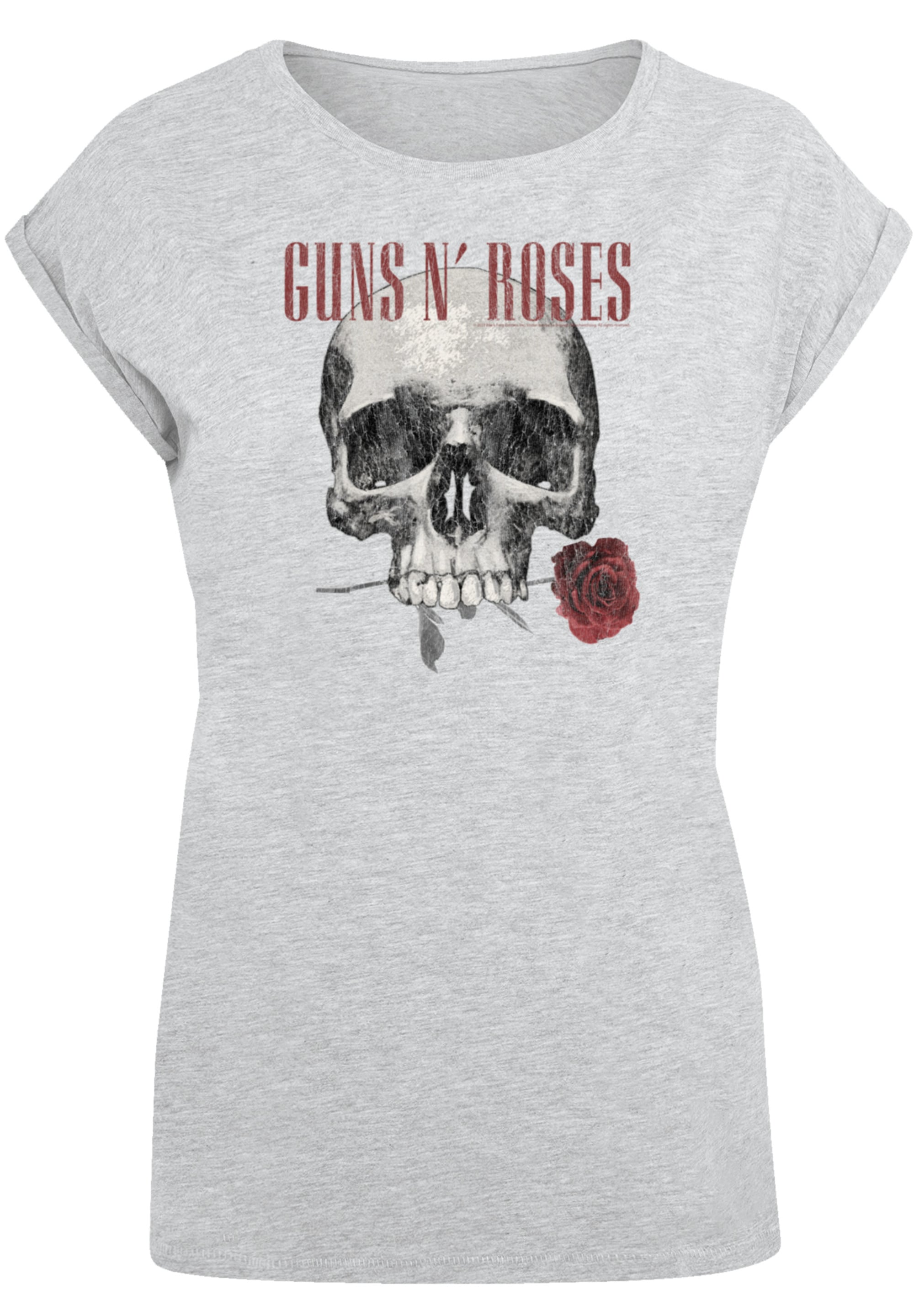 F4NT4STIC T-Shirt "Guns n Roses Flower Skull Rock Musik Band", Premium Qual günstig online kaufen