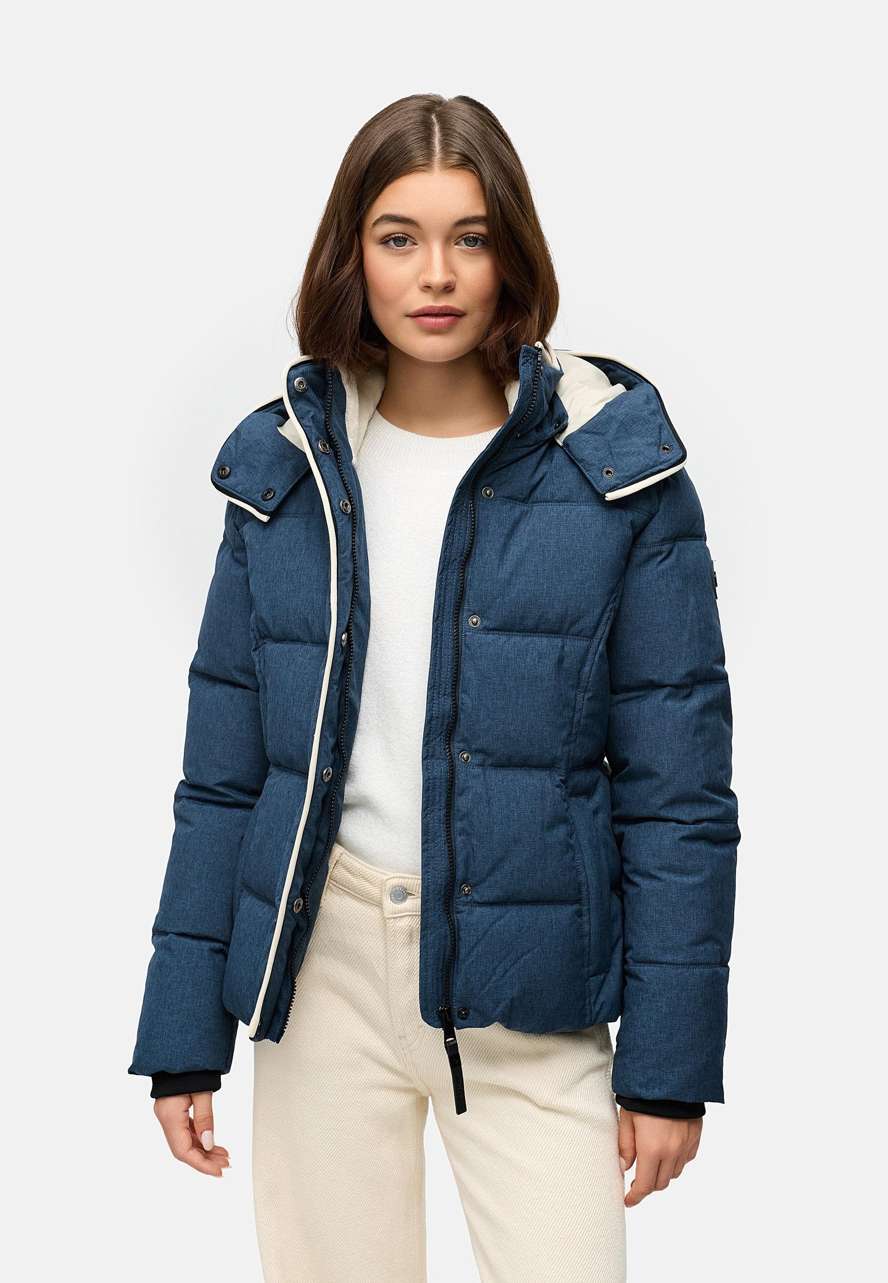 Ragwear Winterjacke »Gleama Melange YOUMODO«, mit Kapuze, Wasserdichte Steppjacke mit abnehmbarer Kapuze