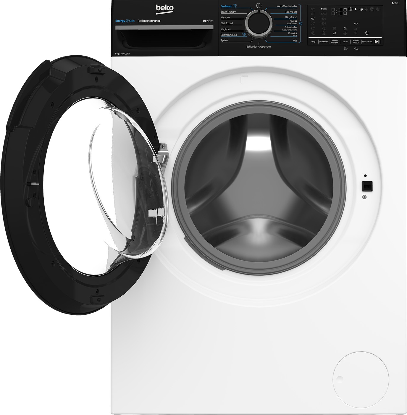 BEKO Waschmaschine »BM3WFU4841W« 8 kg 1400 U/min EnergySpin – optimierte Waschbewegungen für gründliche Reinigung.