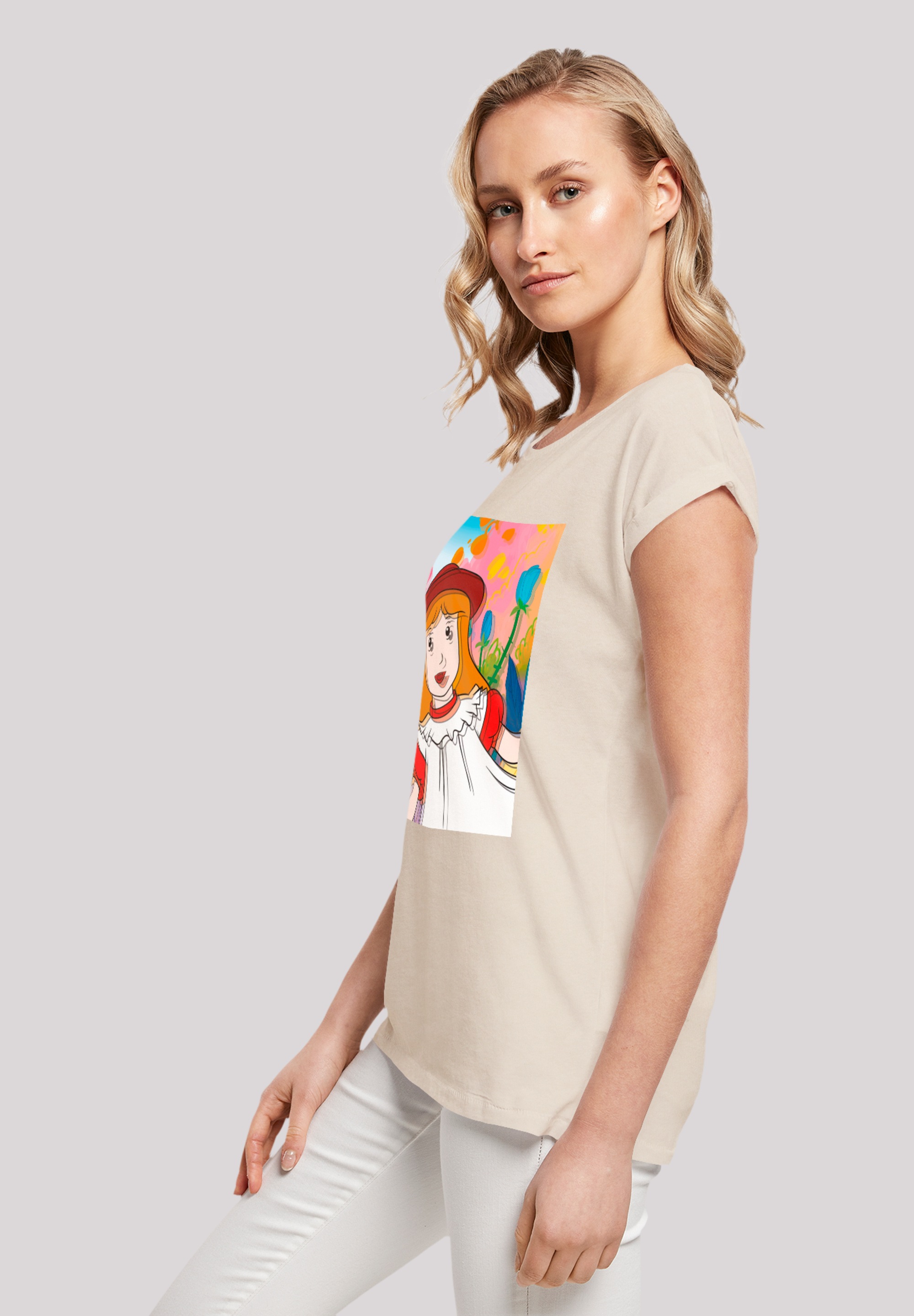 F4NT4STIC T-Shirt »Alice im Wunderland Double Alice«, Retro, Heroes of Childhood, TV Serie