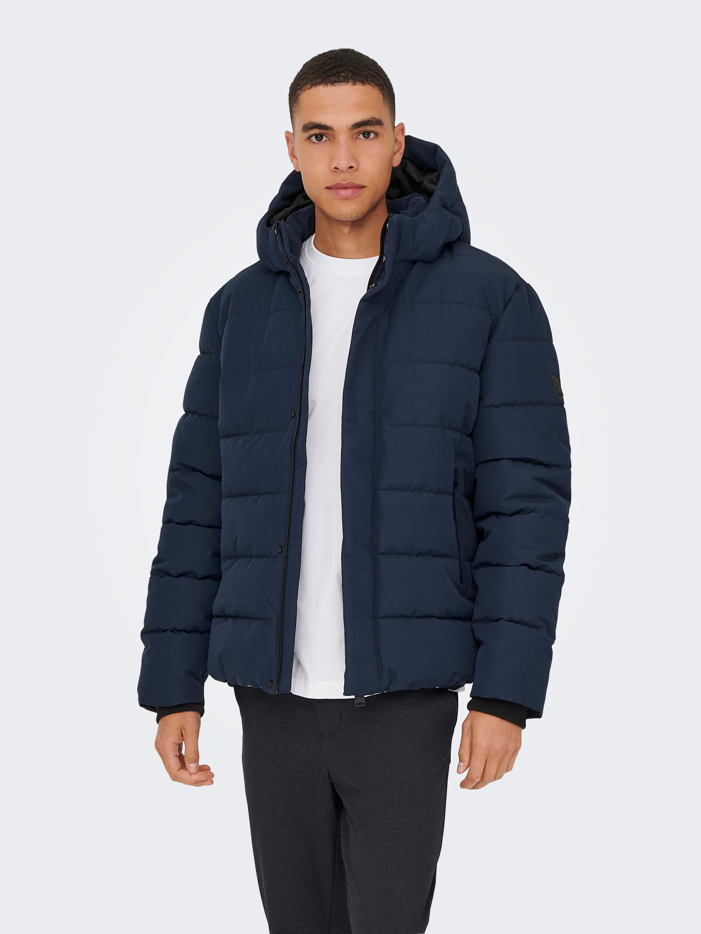ONLY & SONS Steppjacke "ONSCAYSON PUFFA OTW NOOS" mit Kapuze günstig online kaufen
