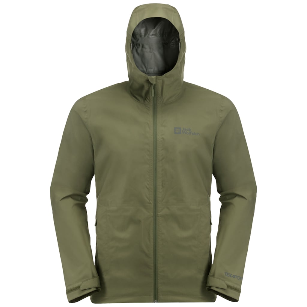 Jack Wolfskin Outdoorjacke »ELSBERG 2.5L JKT M«, mit Kapuze