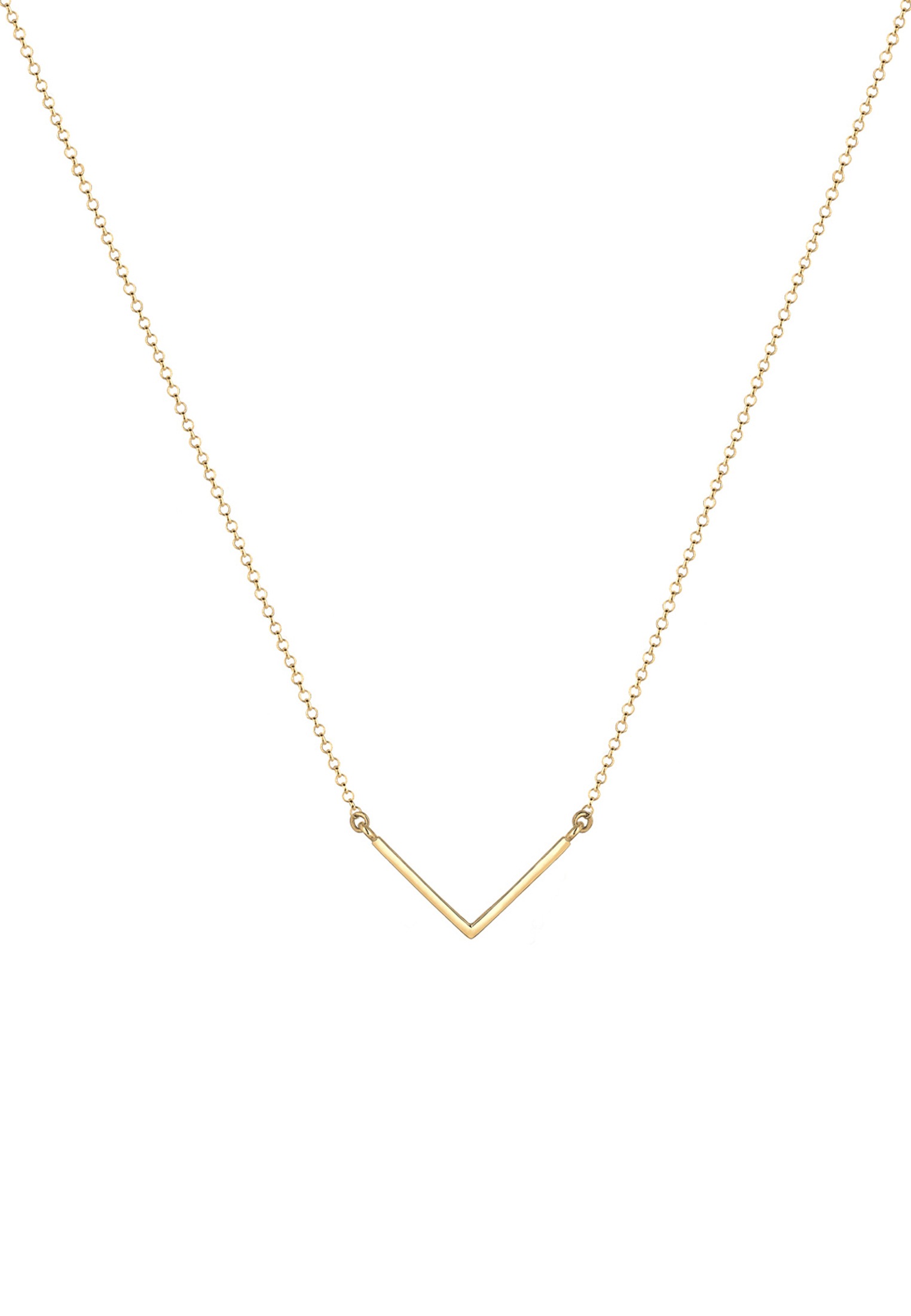 Elli Kette mit Anhänger »V-förmiger Anhänger 925 Silber«
