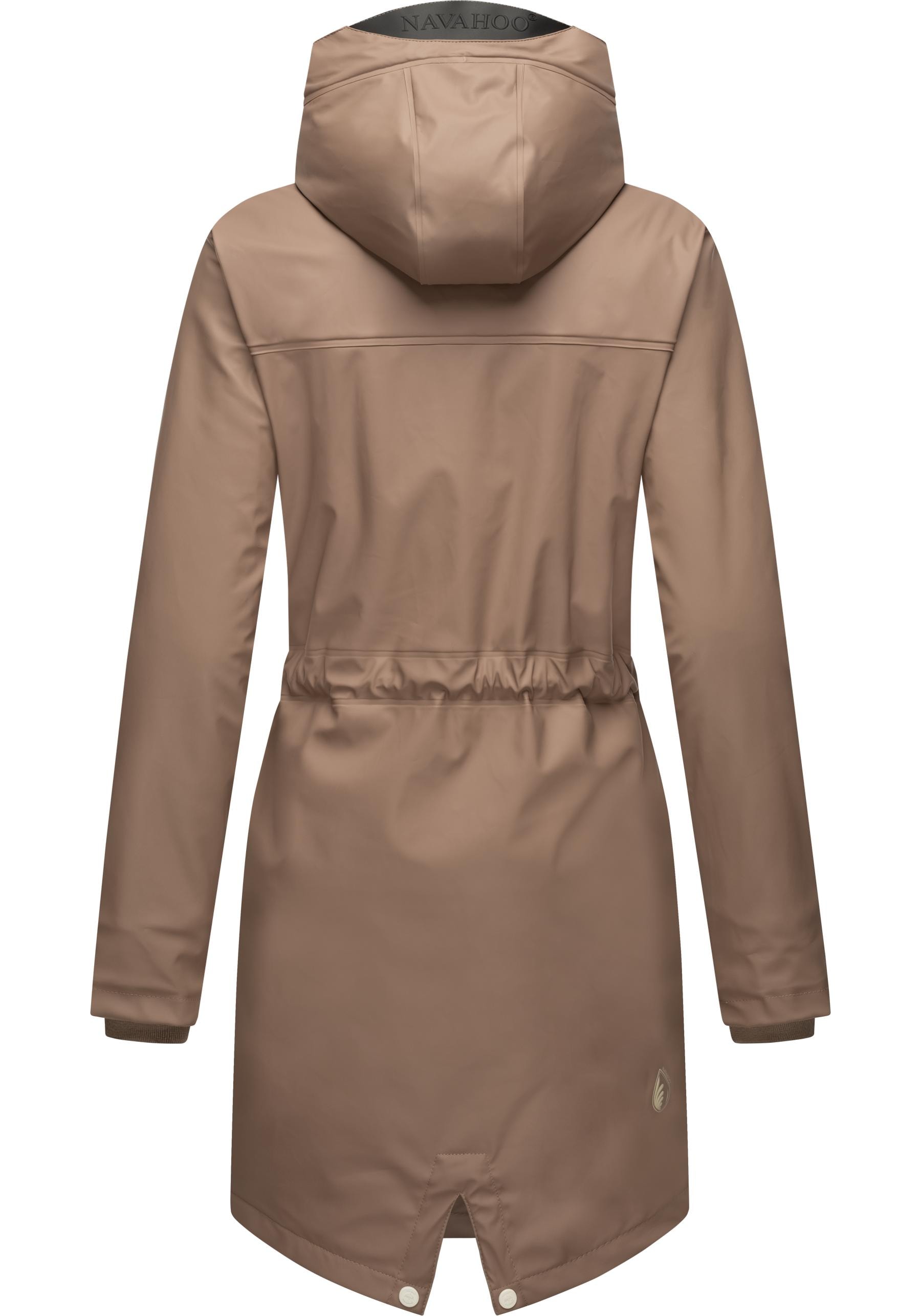 Navahoo Regenjacke »Flower of Ocean«, mit Kapuze, Wasserdichter Damen Outdoor Regenmantel