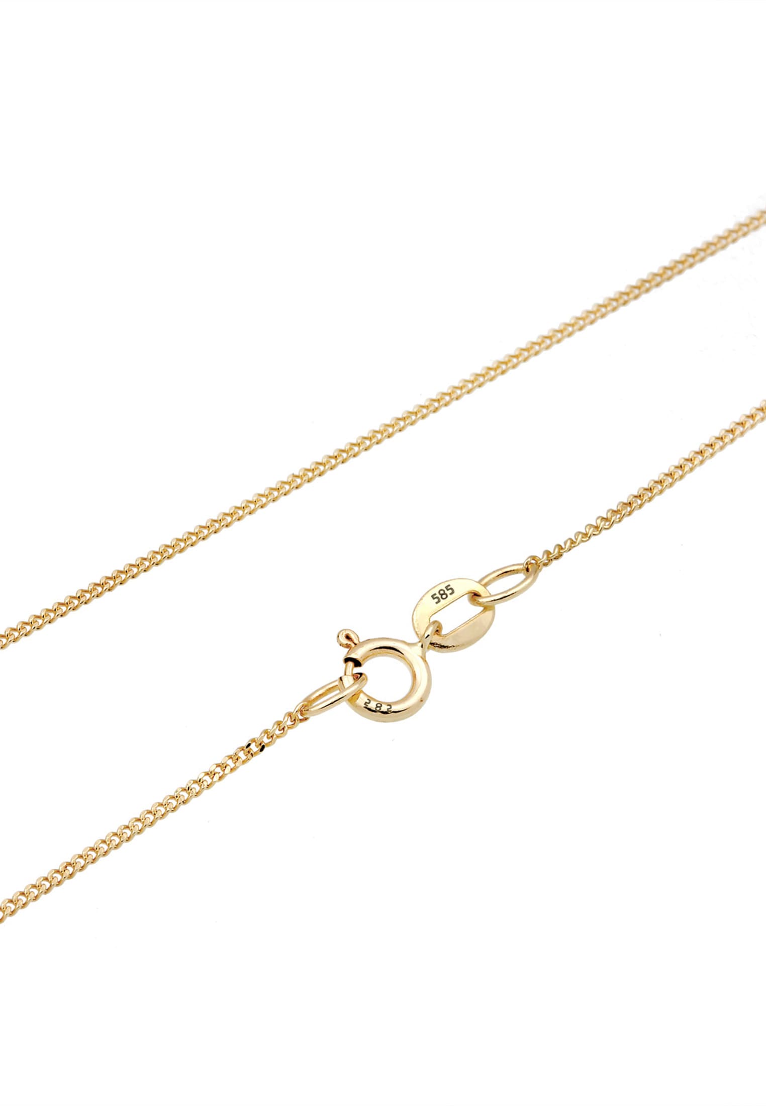 Elli Premium Kette mit Anhänger »Love-Schriftzug Liebe Wording 585 Gelbgold«
