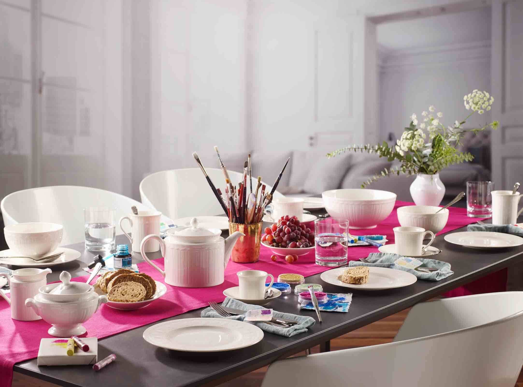 Villeroy & Boch Becher »Kaffeebecher Cellini 300 ml 6er Set weiß« Spülmaschinengeeignet, Mikrowellenfest