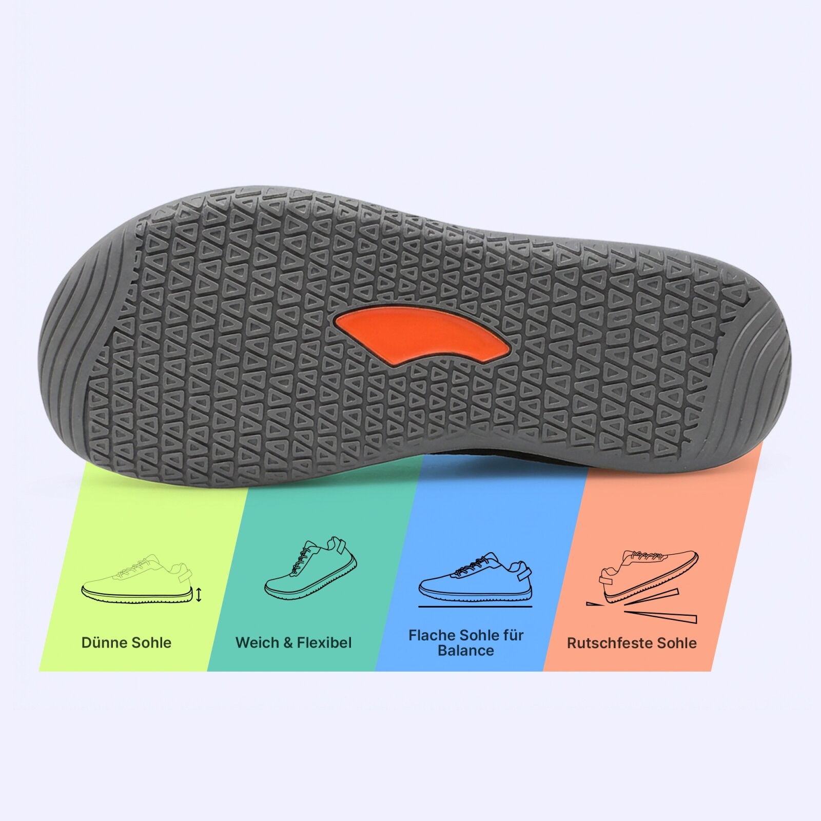 DOTALES Barfußschuh »Litestep Barfußschuhe Damen & Herren Barfuß Sneaker«  Minimalschuhe