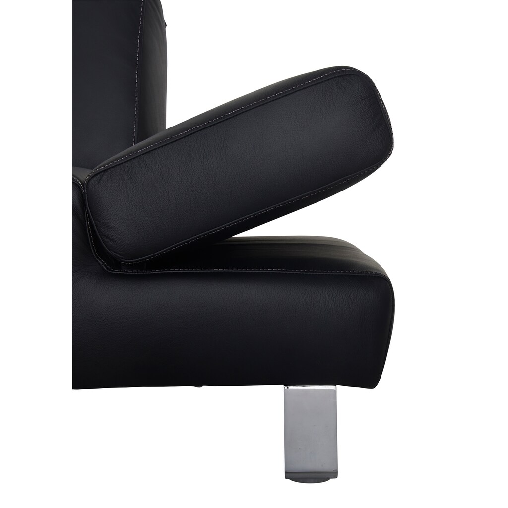 W.SCHILLIG 2-Sitzer »taboo«, mit Normaltiefe, inklusive Armlehnenverstellung, mit Kontrastnaht