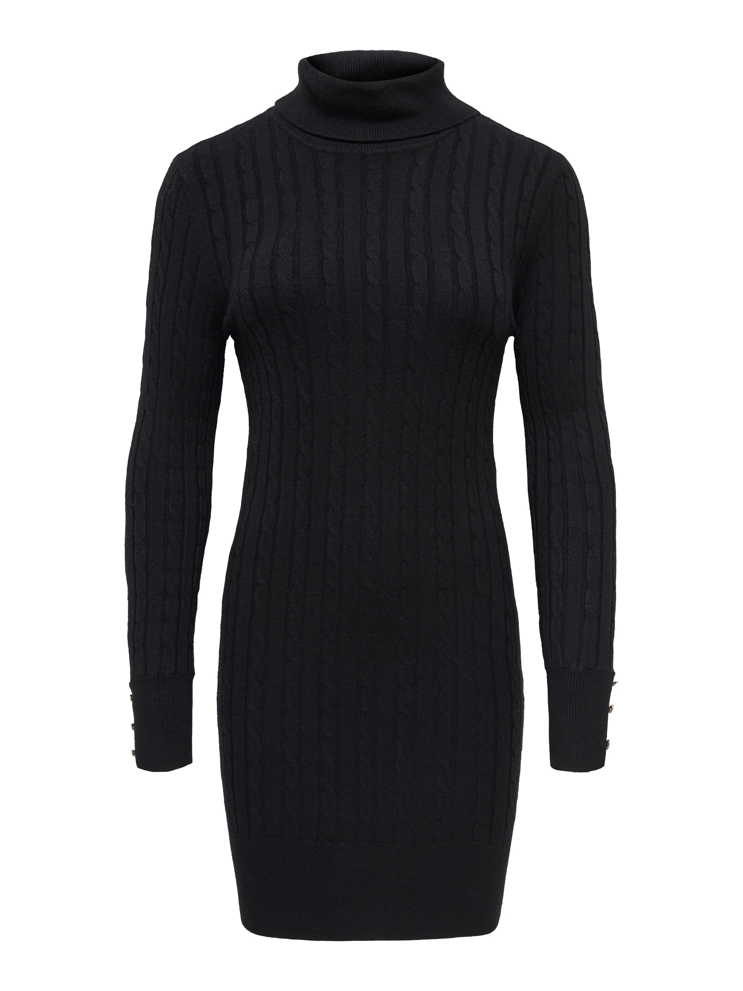 ONLY Strickkleid »ONLLOUIS LS ROLLNECK CABLE DRESS AT KNT«