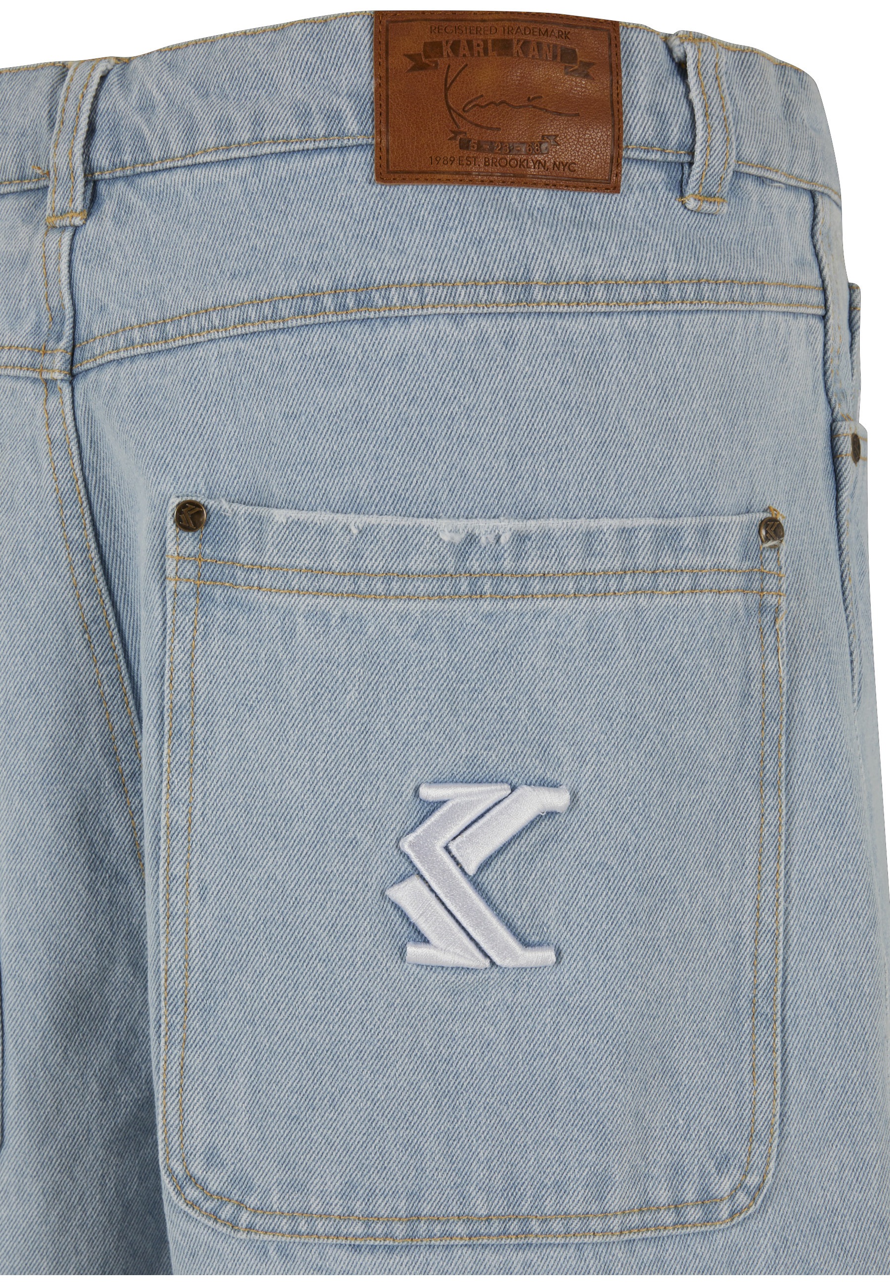 Karl Kani Jeansbermudas »Karl Kani Herren KM232-027-1 KK OG Heavy Distressed Denim Shorts« 1 Stk.