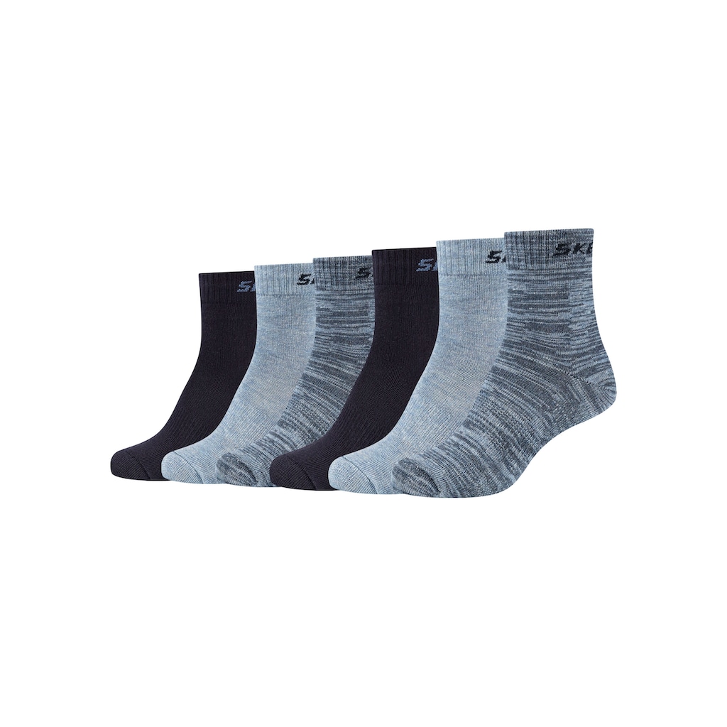 Skechers Socken (Packung 6 Paar) Mittelfußunterstützung gibt Stabilität