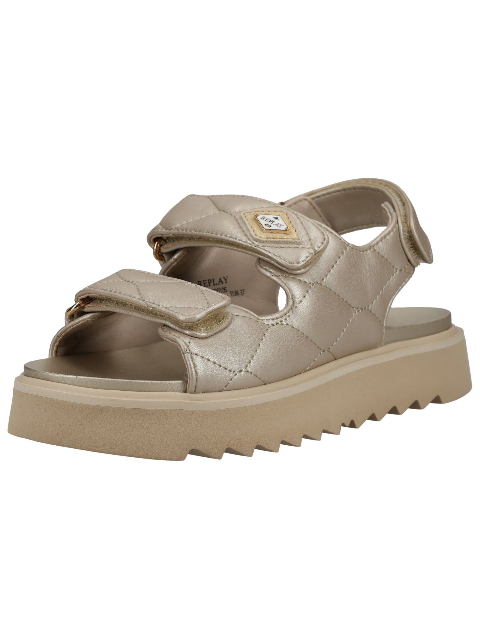 Replay Plateausandaletten "Replay Sandalen Lederimitat" günstig online kaufen