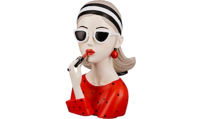Dekofigur »Figur Lady mit rotem Lippenstift«
