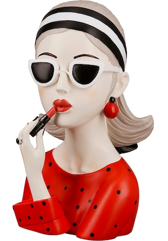 Dekofigur »Figur Lady mit rotem Lippenstift«