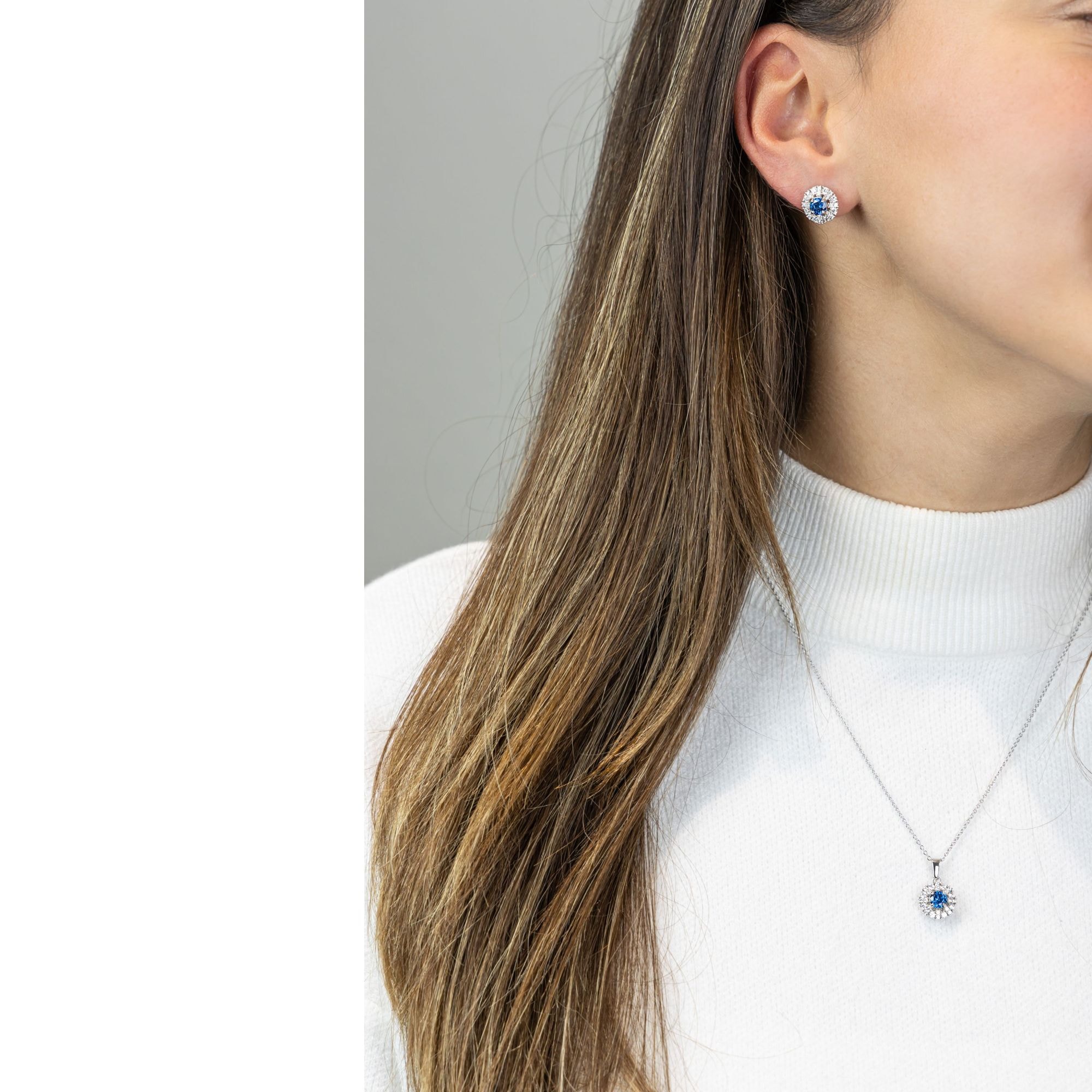 Vivance Kette mit Anhänger »925-Sterling Silber rhodiniert Zirkonia«