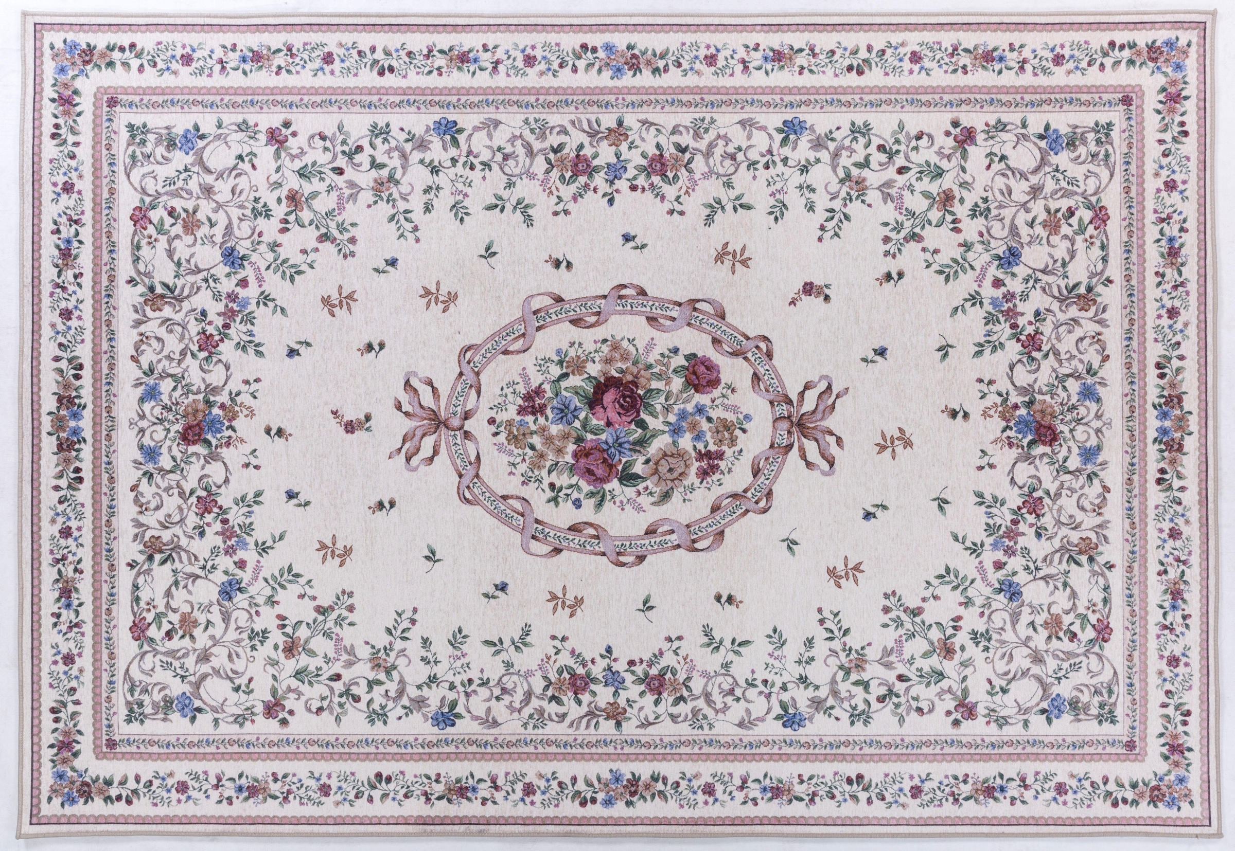 Gino Falcone Orientteppich »Viola GF046«, rechteckig, 3 mm Höhe, in Pastell Farben, ideal im Wohnzimmer & Schlafzimmer