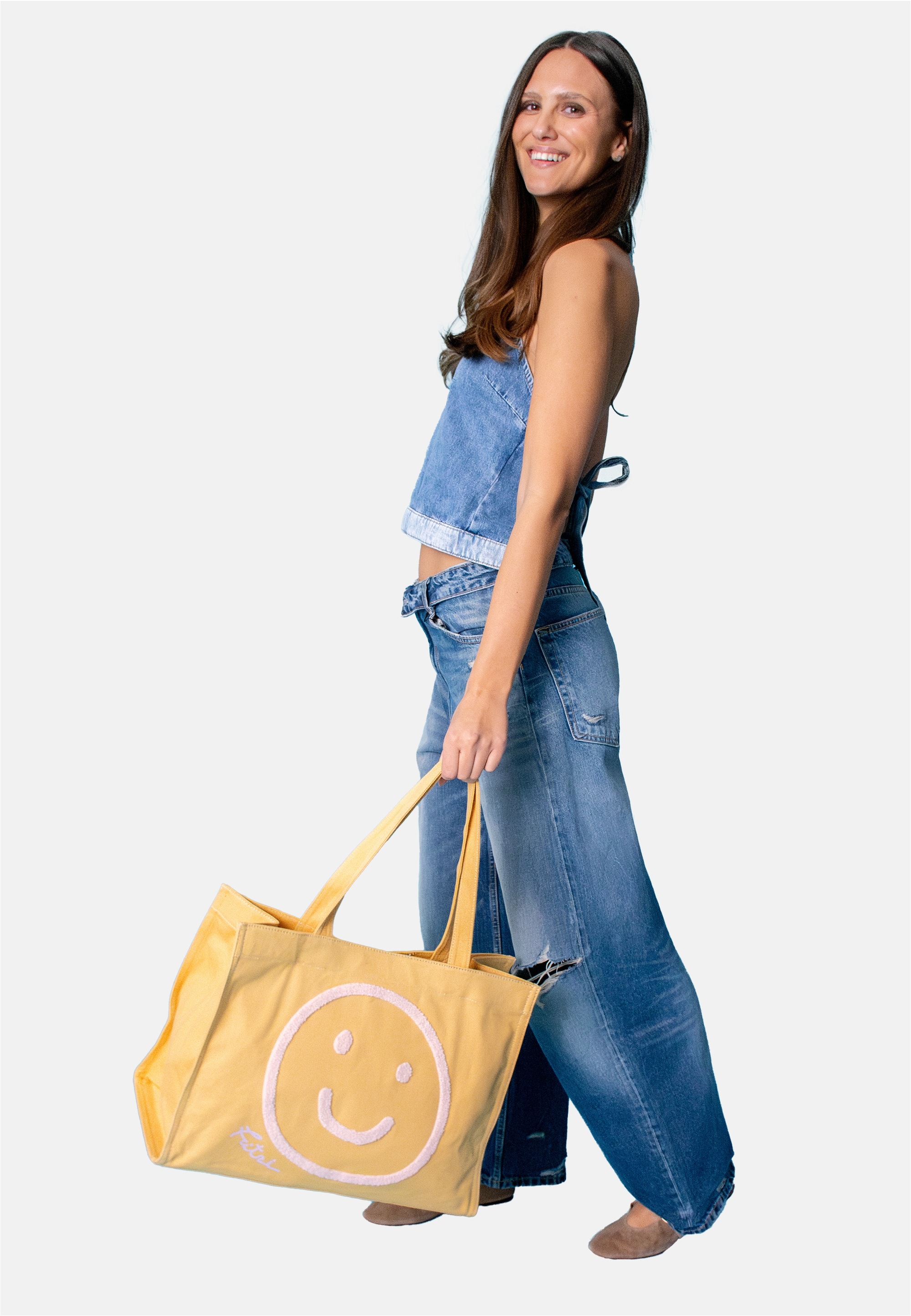 Fritzi aus Preußen Henkeltasche »Easy01 Limited Smile« mit tollem Smiley-Print