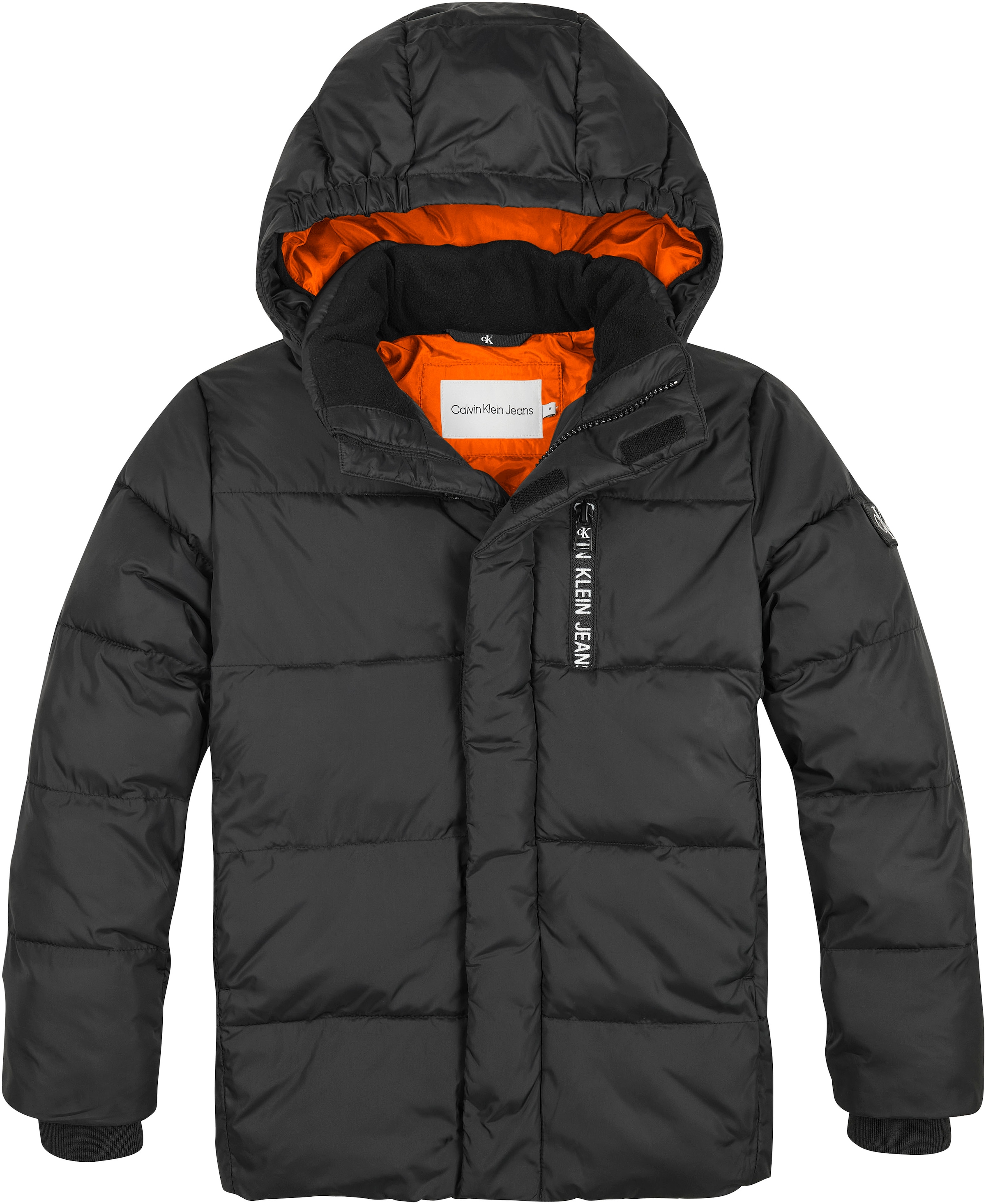 Calvin Klein Jeans Winterjacke »ESSENTIAL PUFFER JACKET« mit Kapuze für Kinder bis 16 Jahre und Calvin Klein Markenlabel