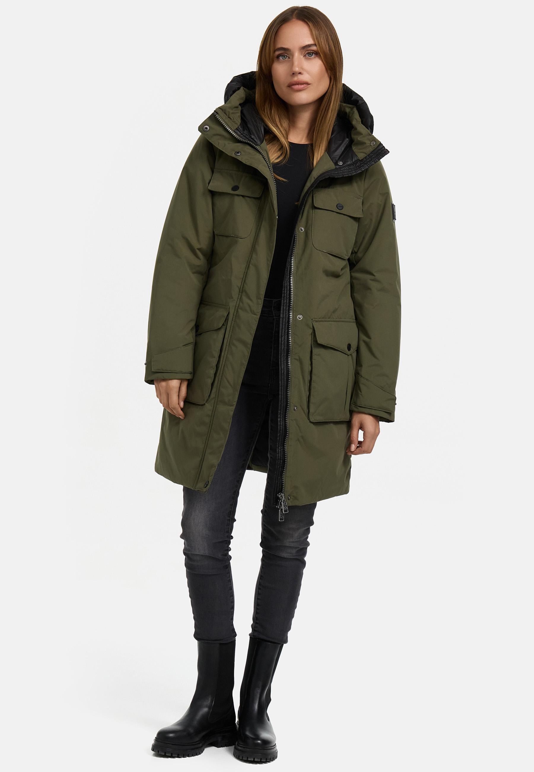 Navahoo Winterjacke »Eissturm 14«, mit Kapuze, Wasserabweisende Jacke mit Kapuze