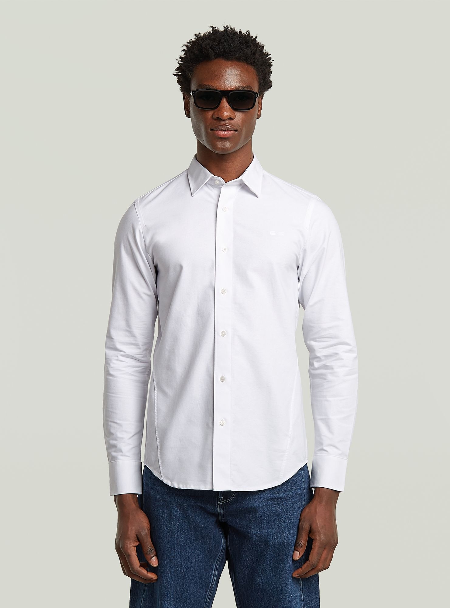 G-STAR Langarmshirt "Uniform Slim Hemd" günstig online kaufen