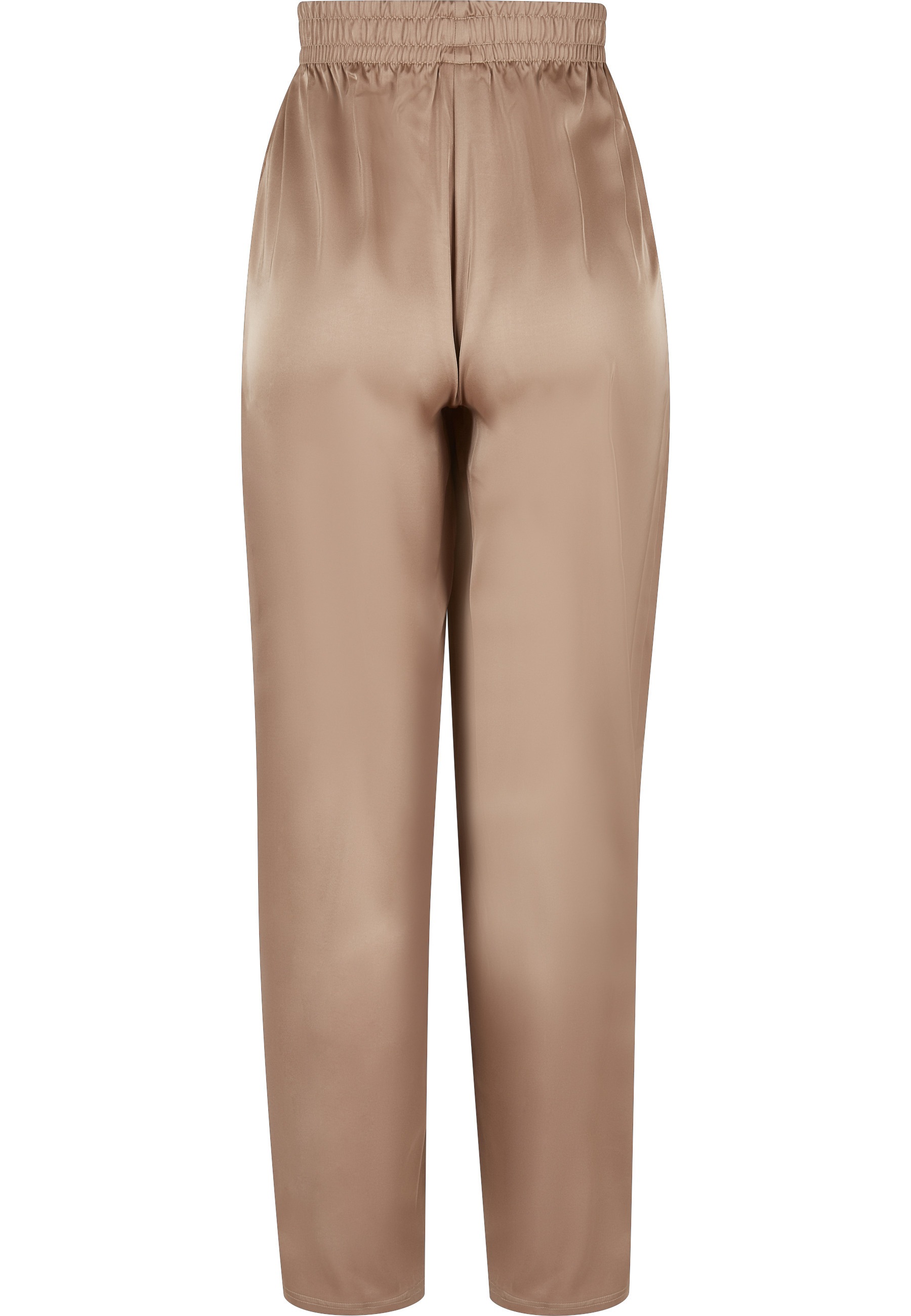 URBAN CLASSICS Stoffhose »Urban Classics Damen Ladies Satin Wide Leg Pants«