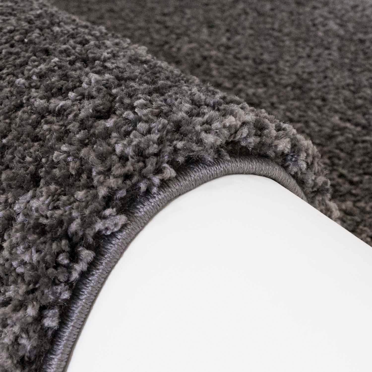 Thumbnail - Carpet City Hochflor-Teppich "Shaggi uni 500" rechteckig 30 mm Höhe Läufer, Shaggy, Uni, Langflor, weich, Wohnzimmer, Sc...