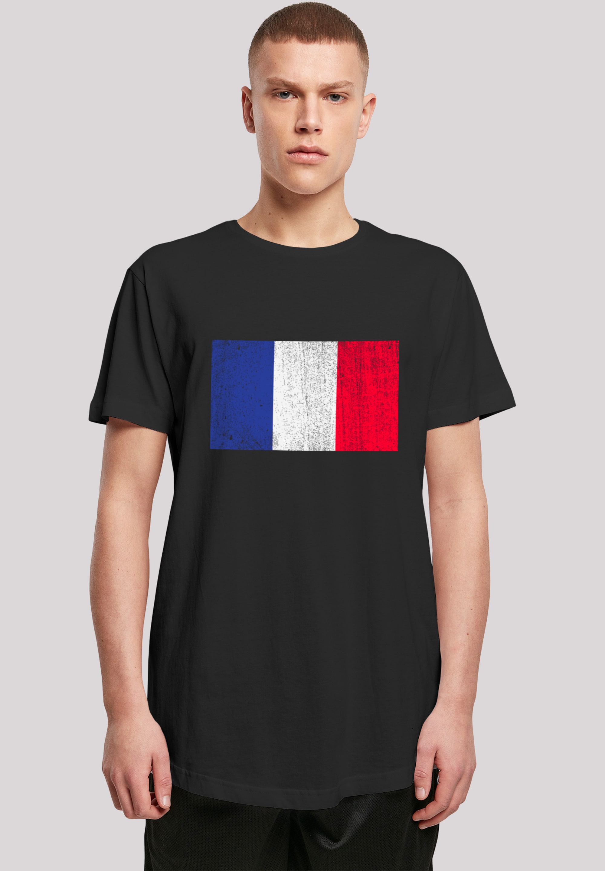 F4NT4STIC T-Shirt "France Frankreich Flagge distressed", Print günstig online kaufen