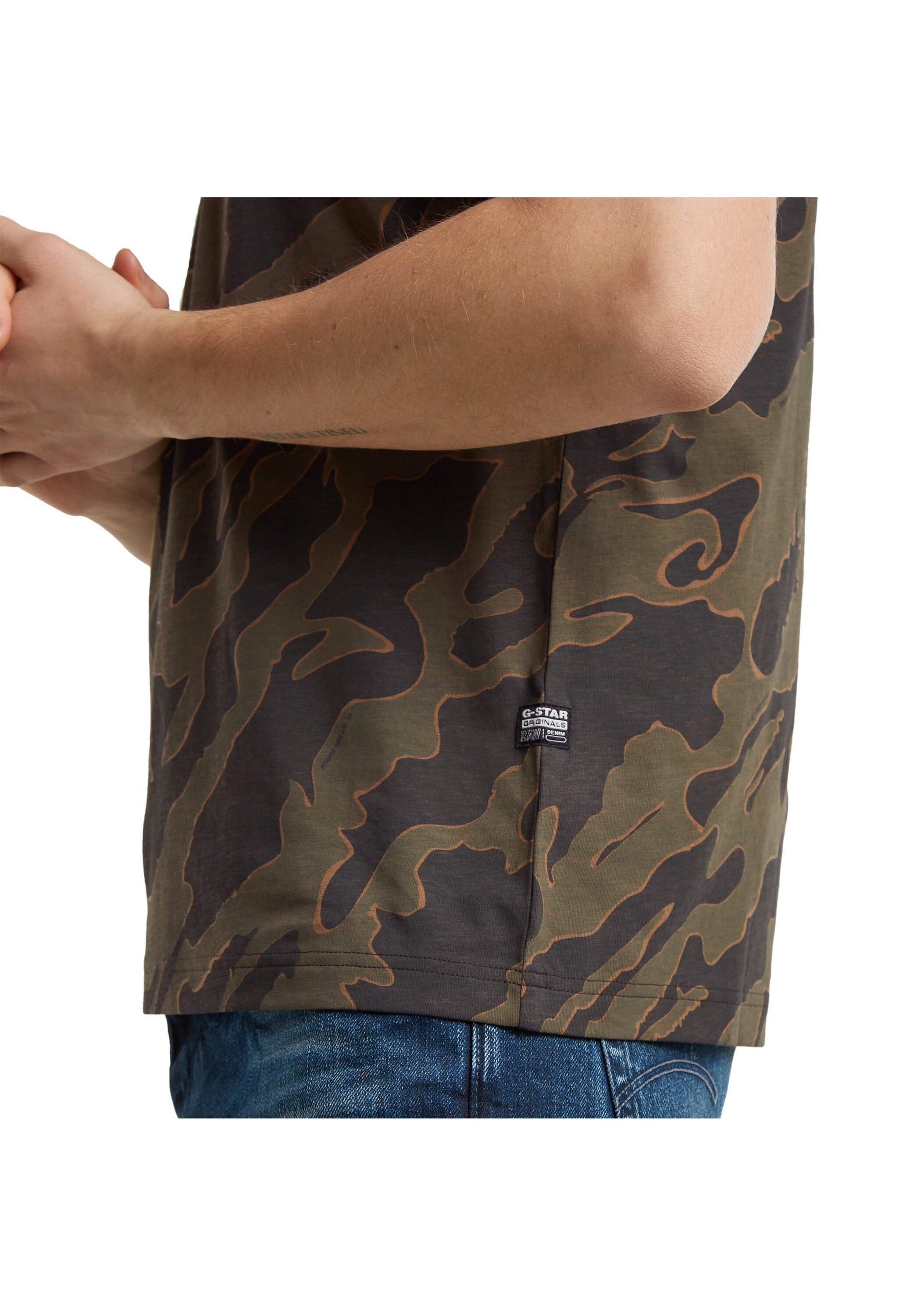 G-STAR T-Shirt »T-Shirt Island Camo 1er Pack«