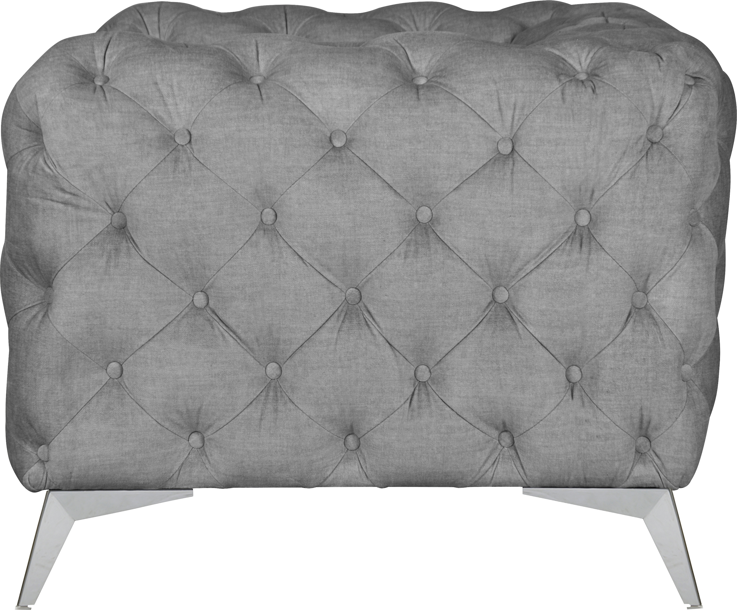 Leonique Chesterfield-Sessel »Glynis Sessel«, aufwändige Knopfheftung, moderne Chesterfield Optik, Fußfarbe wählbar