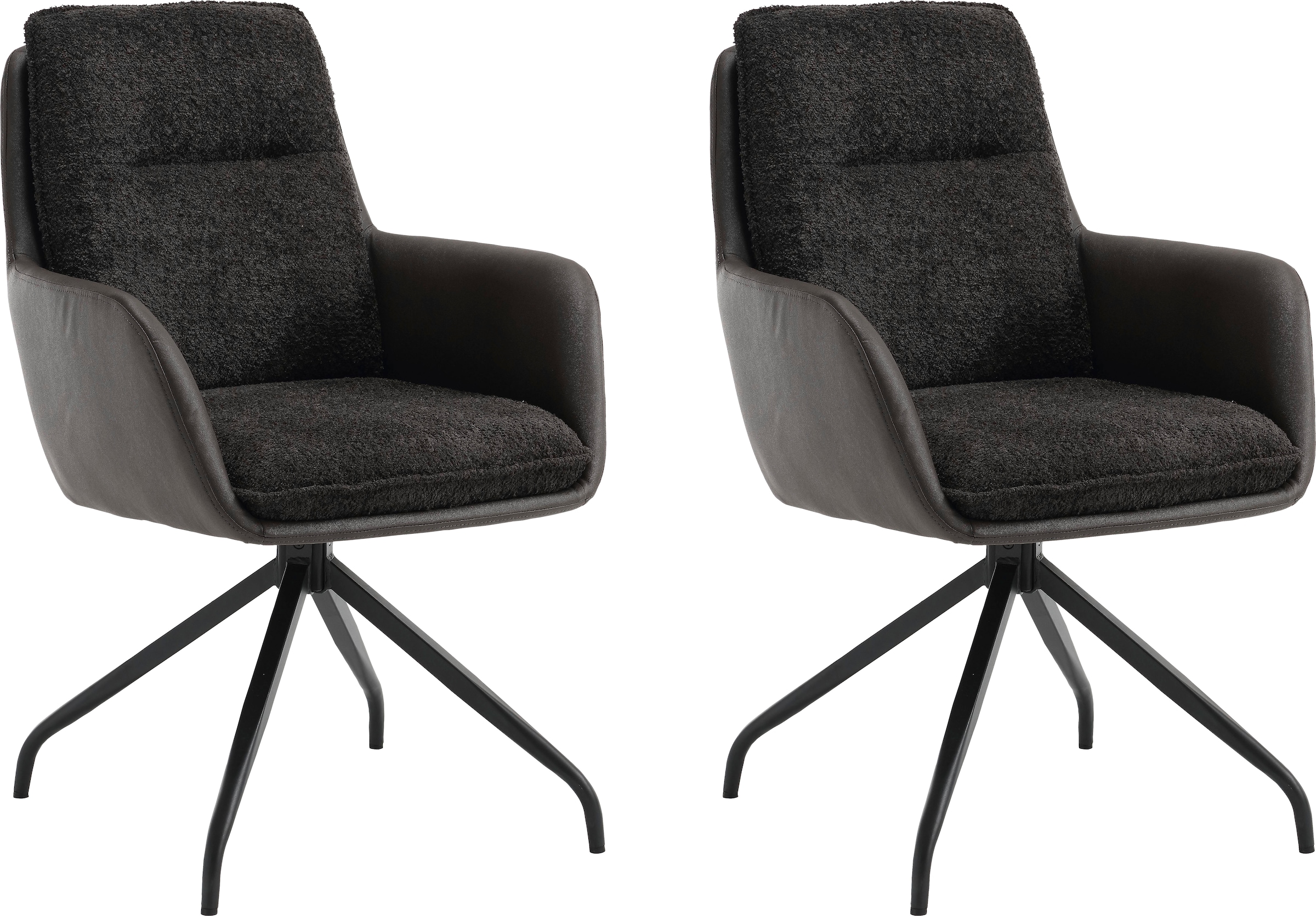 Home affaire Esszimmerstuhl "Barcelona" (Set) 2 Stk.verschiedene Gestelle i günstig online kaufen