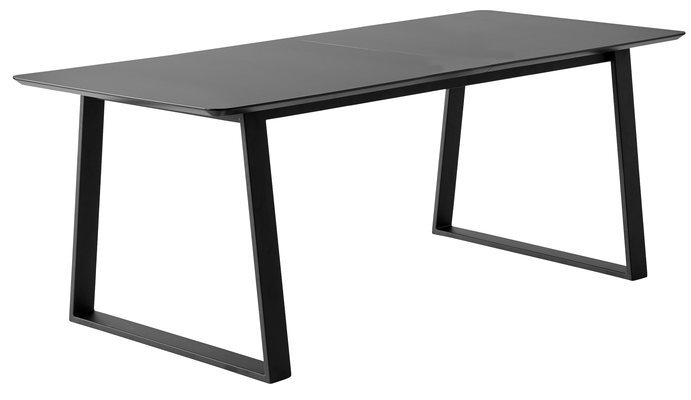 2 bestellen Furniture abgerundete Tischplatte Einlegeplatten | Metallgestell, by »Meza Hammel«, Trapez Esstisch Hammel BAUR MDF,