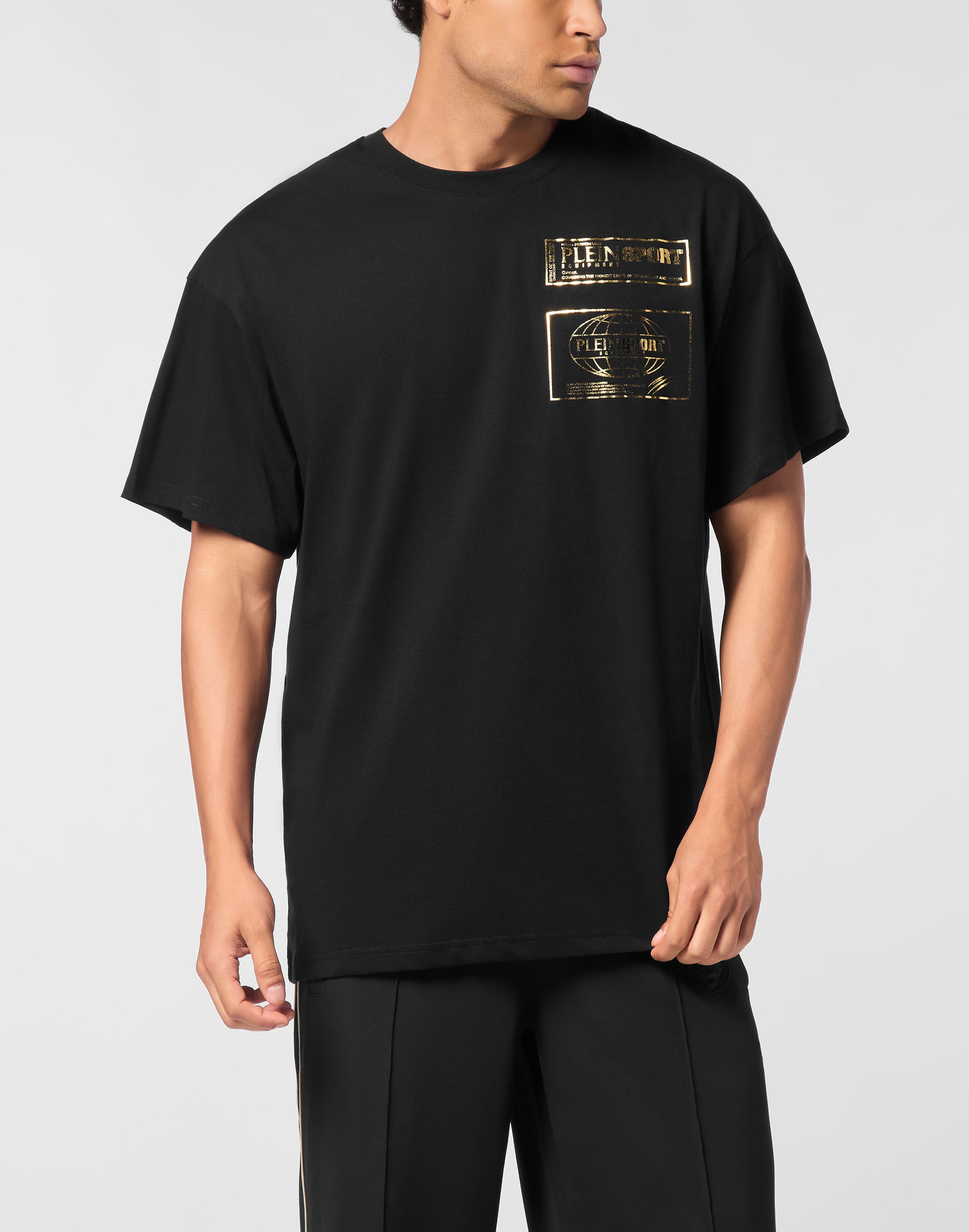 PLEIN SPORT T-Shirt "Cotton Round Neck T-Shirt Hyper Sport" günstig online kaufen