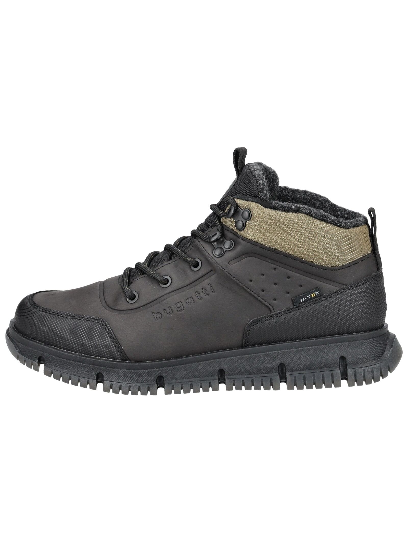 bugatti Schnürstiefelette »bugatti Stiefelette Lederimitat«