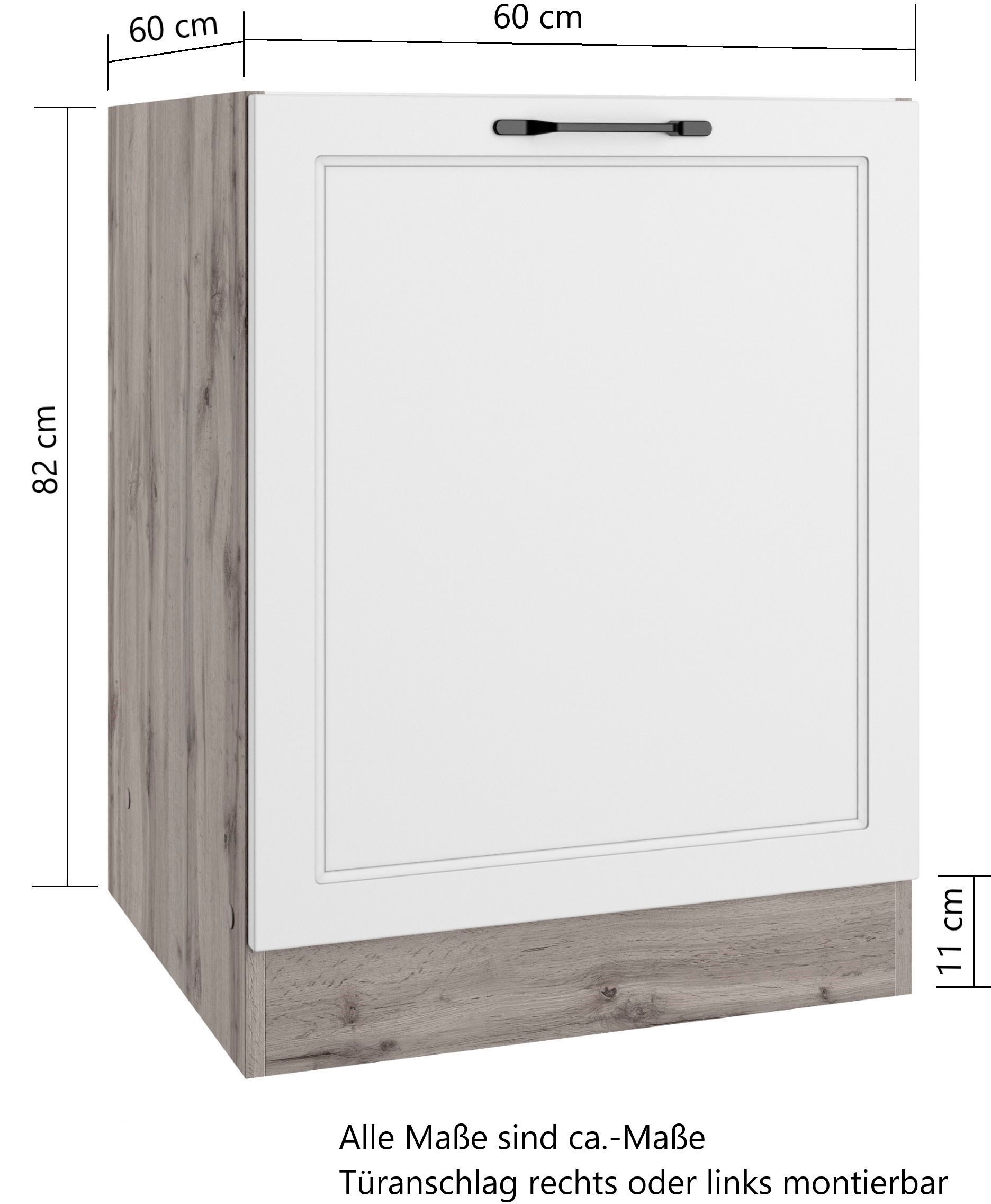 KOCHSTATION Unterschrank »KS-Lana« Breite 60 cm