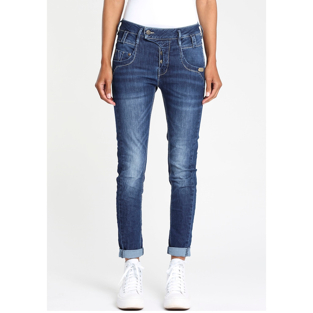 GANG Slim-fit-Jeans »94Marge«, mit besonderem 4-Knopf-Verschluss