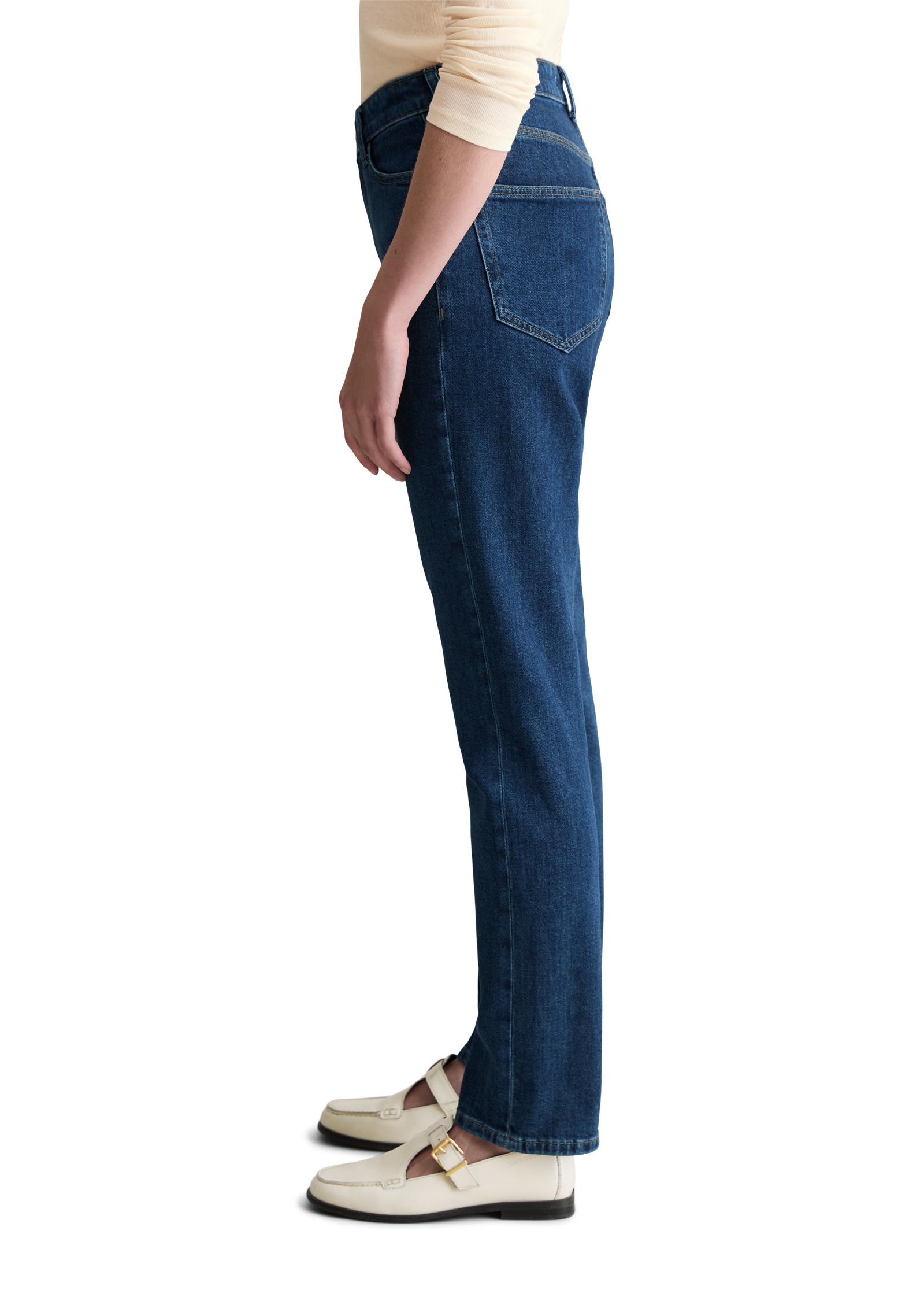 Marc OPolo DENIM Straight-Jeans "aus weichem Organic-Cotton-Lyocell-Stretch günstig online kaufen