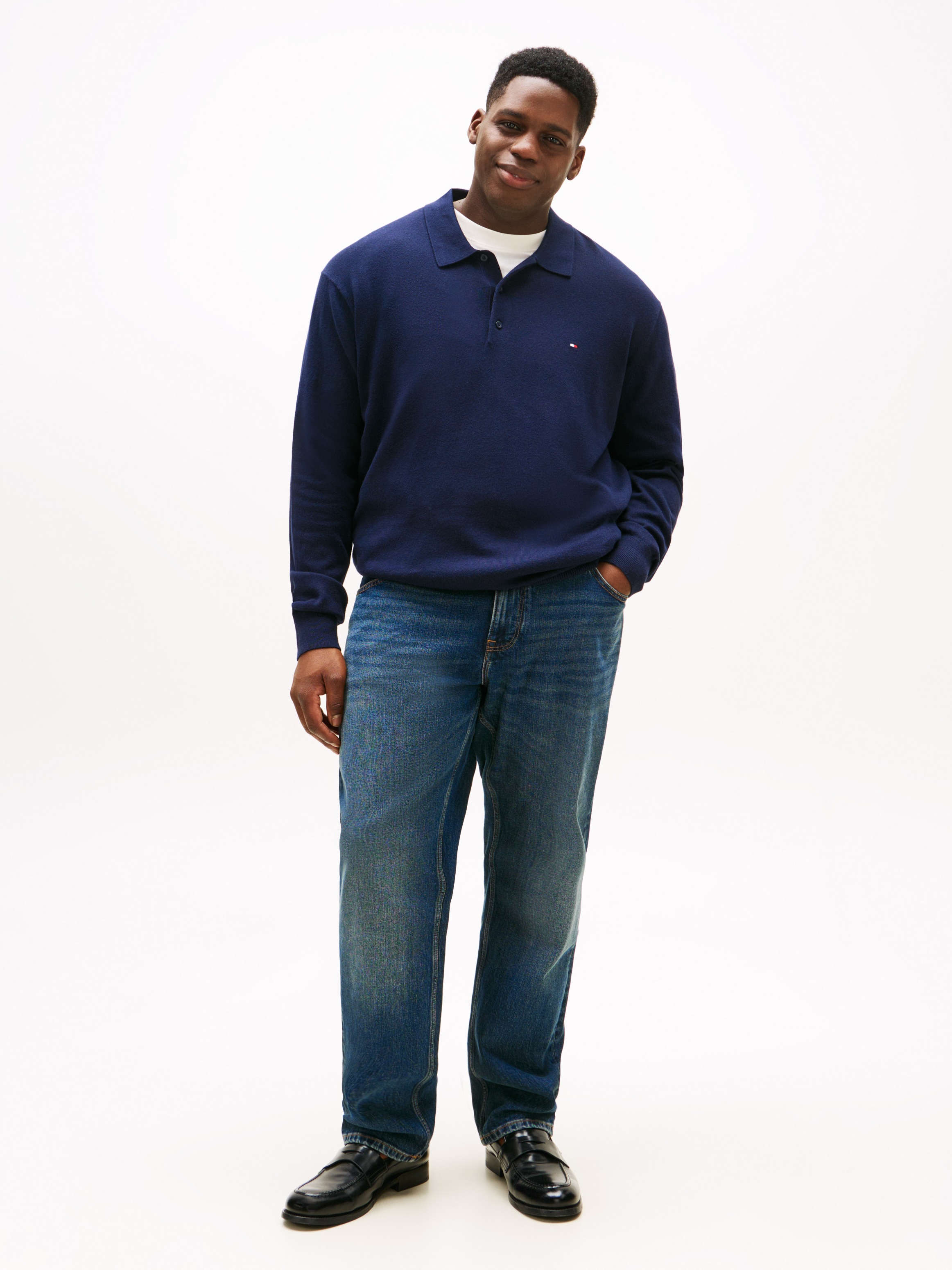 Thumbnail - Tommy Hilfiger Big & Tall 5-Pocket-Jeans "BT-MADISON" Große Größen, mit leichten Used-Effekten